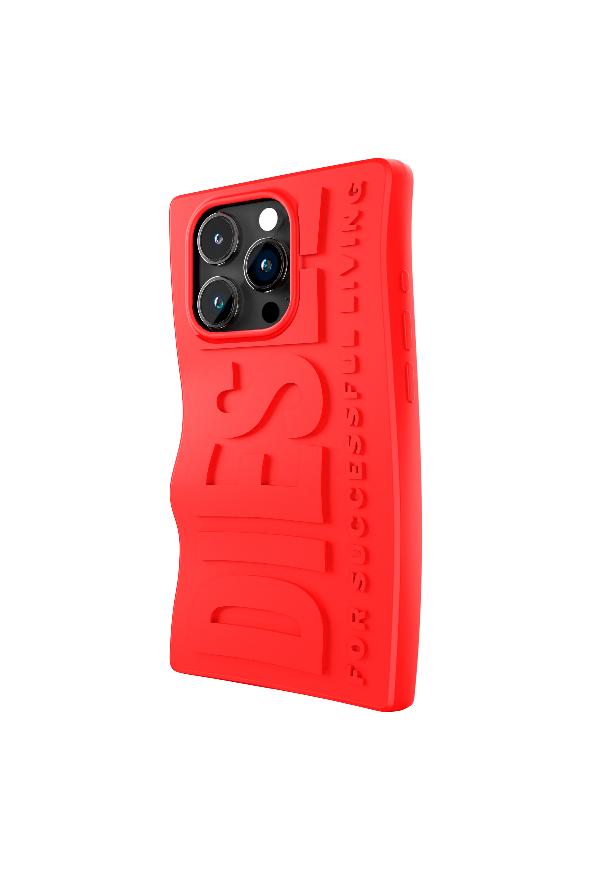 Diesel - 54117 MOULDED CASE, Unisex D By case iP15 Pro in Red - Image 4