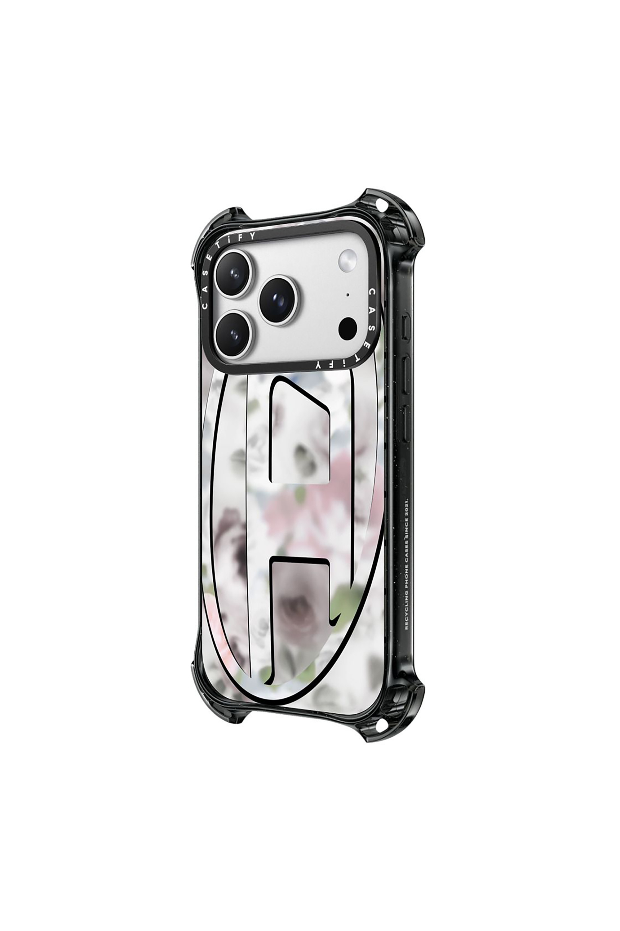Diesel - 60586 MOULDED CASE, Unisex's Oval D bounce case for iPhone 17 Pro in Black/Pink - 2