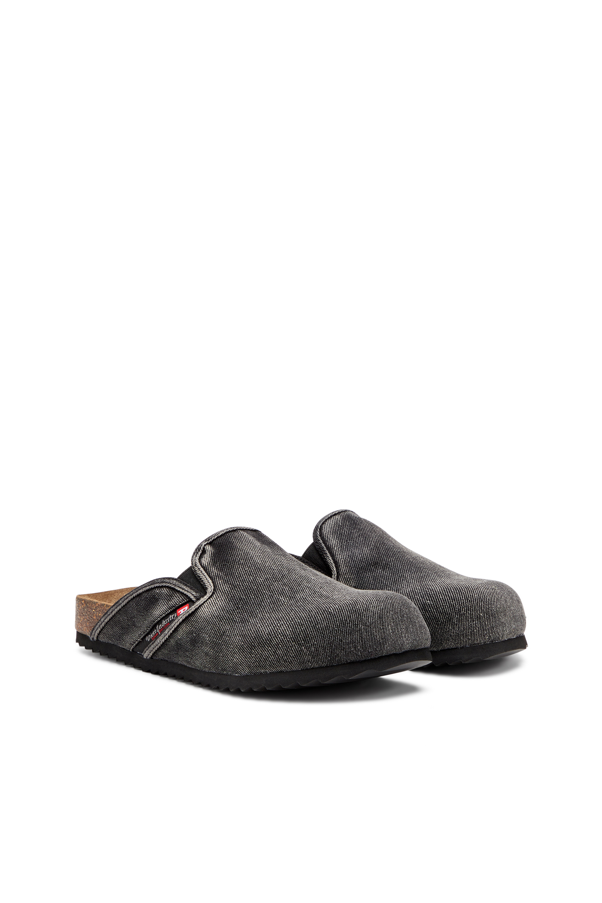 Diesel - D-WOODSTOCK SLIP-ON, Man's Denim mules in Black - 2