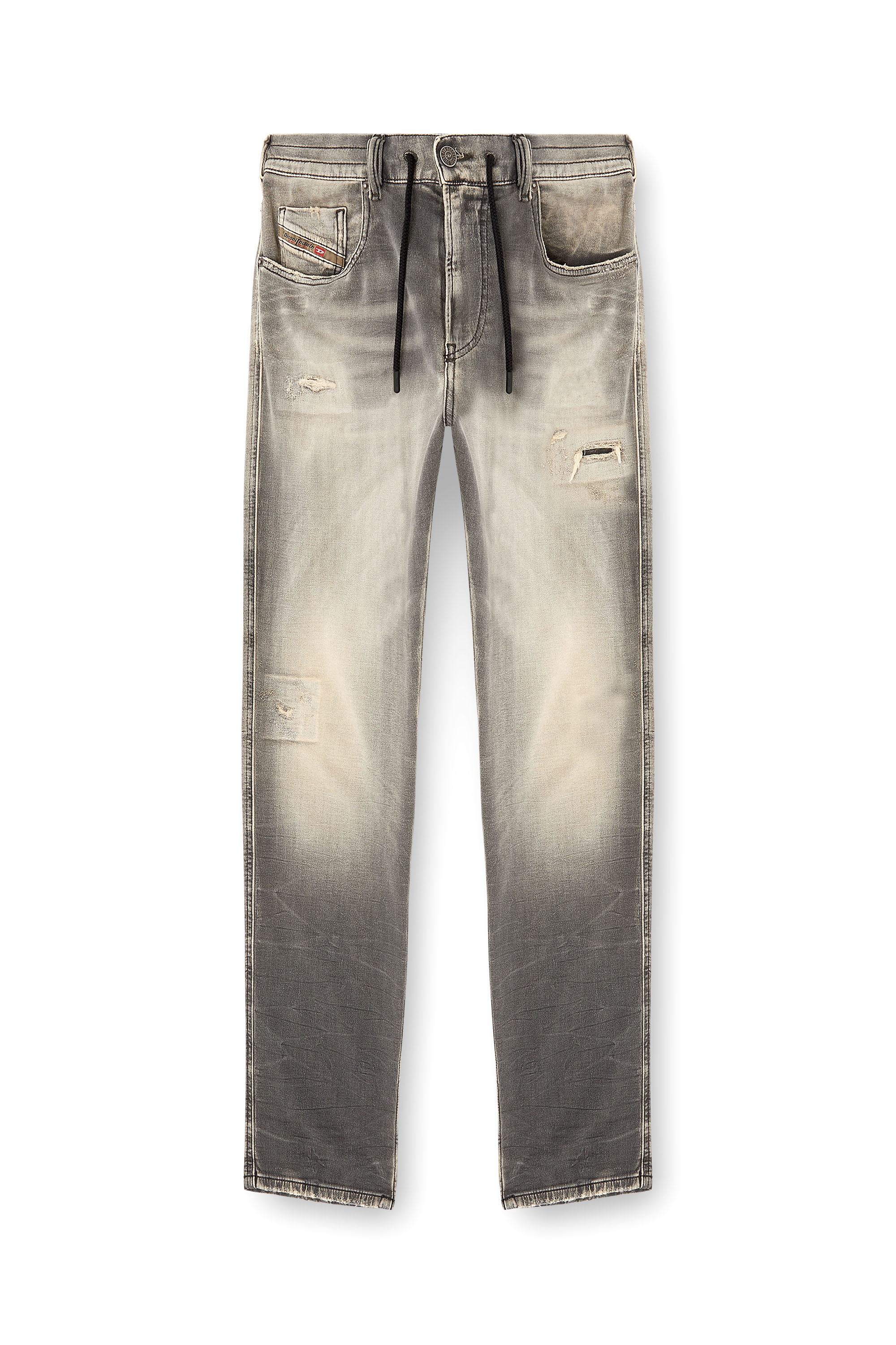 Diesel - Man's Slim 2062 D-Strukt Joggjeans® 068UH, Light Grey - 2