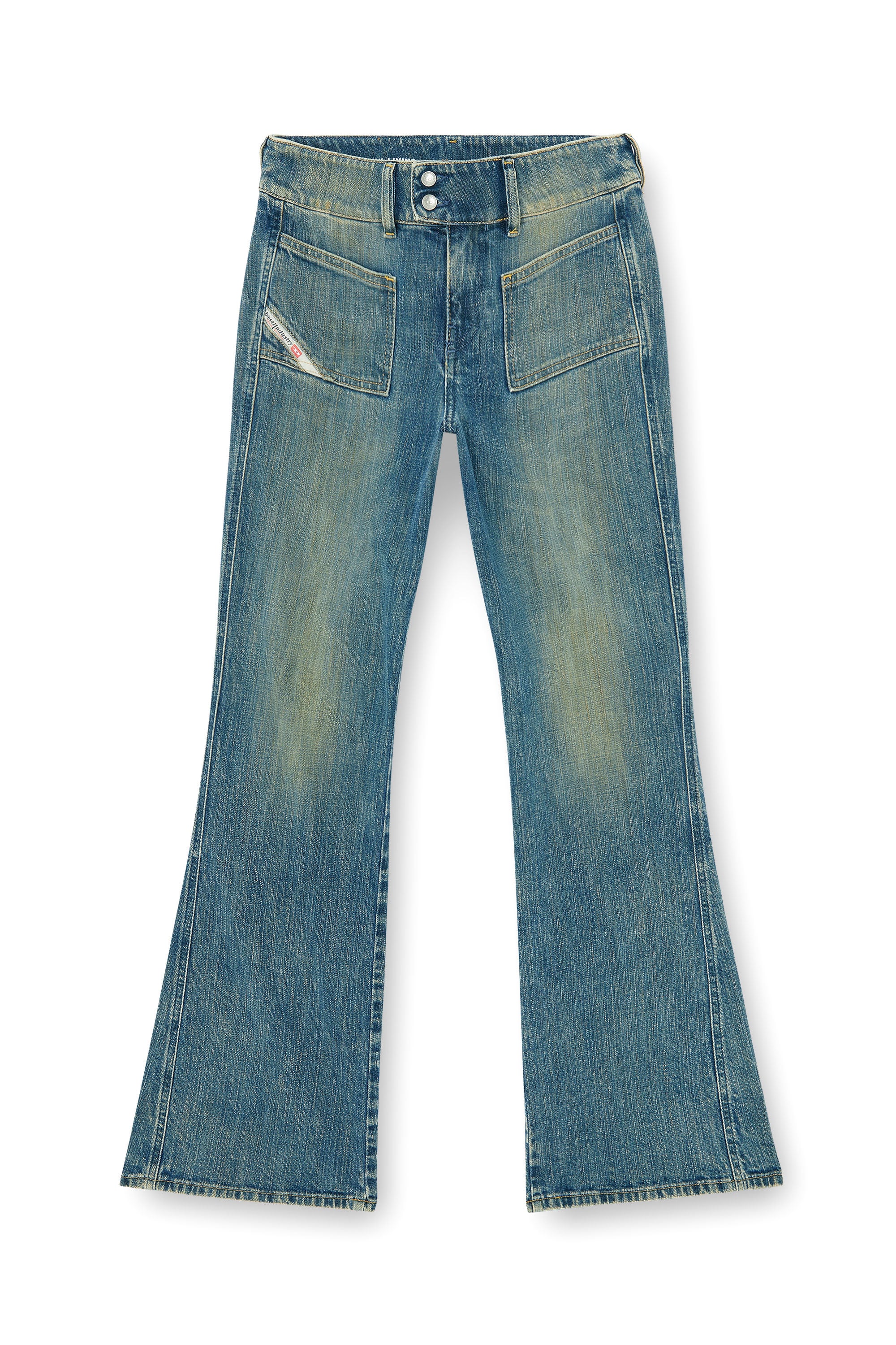 Diesel - Woman's Bootcut Jeans D-Hush 007EJ, Medium blue - 3
