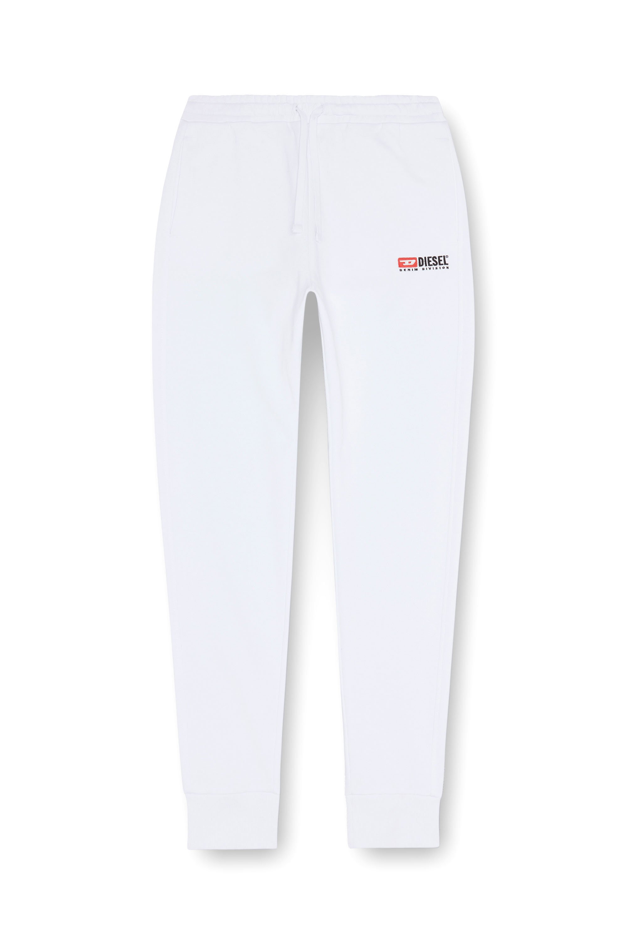 Diesel - P-TARY-DIV, Man's Track pants with embroidered logo in White - 3