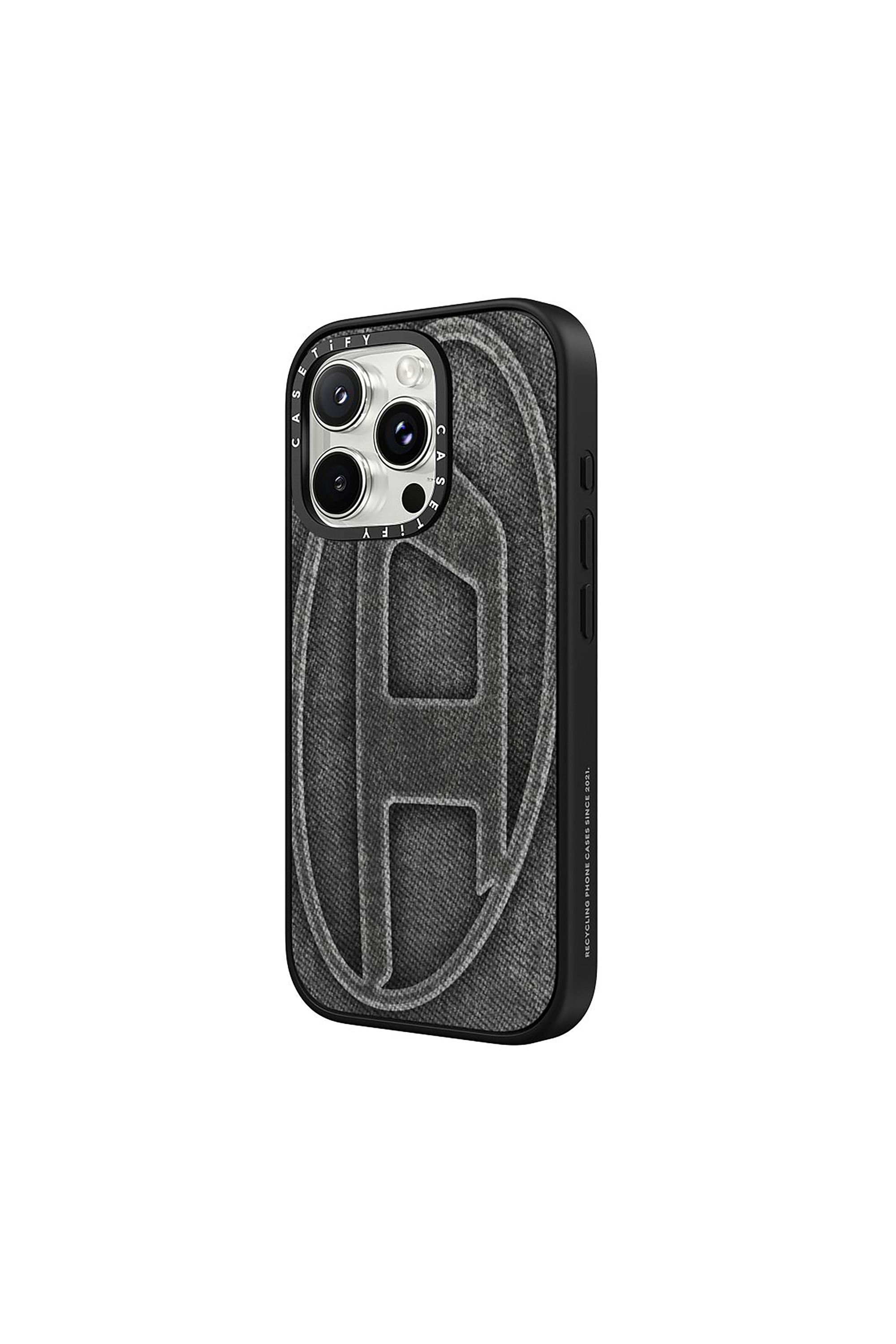 Diesel - 60576 MOULDED CASE, Unisex's Oval D impact case for iPhone 16 Pro Max in Black - 2