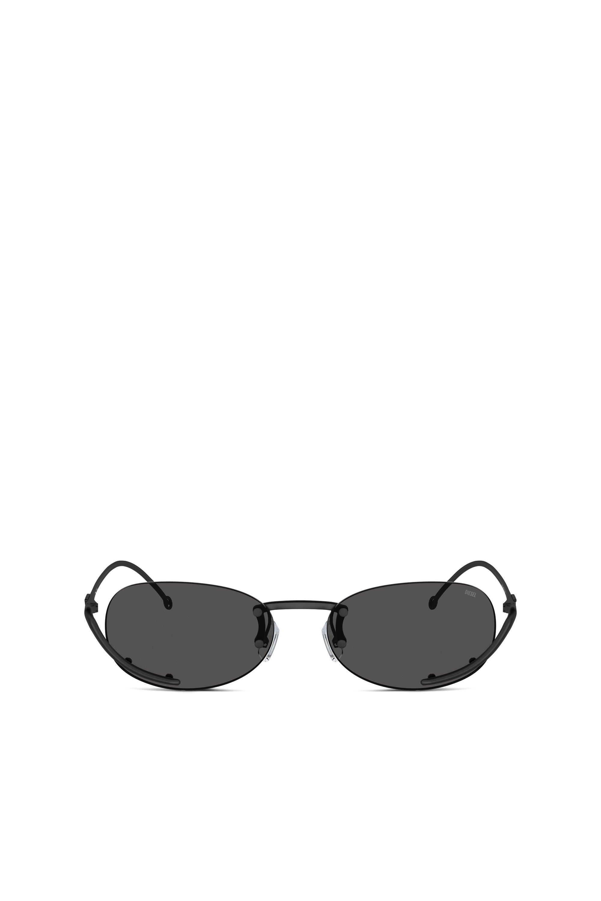 Diesel - 0DL1004, Unisex's Oval sunglasses in Black - 1