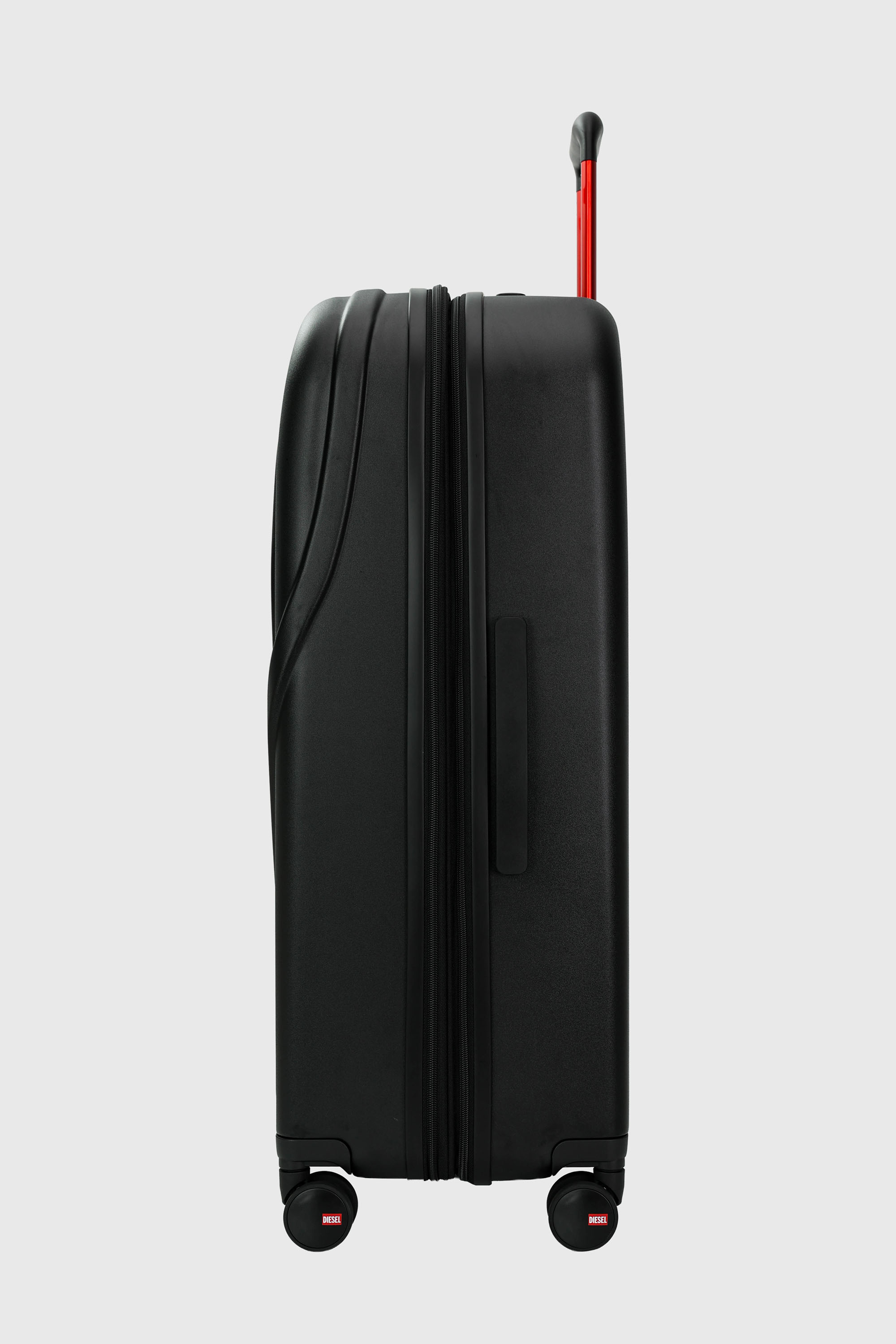Diesel - LU0043 HARD LUGGAGE - DSL012, Unisex's Oval D suitcase size L in Black - 3