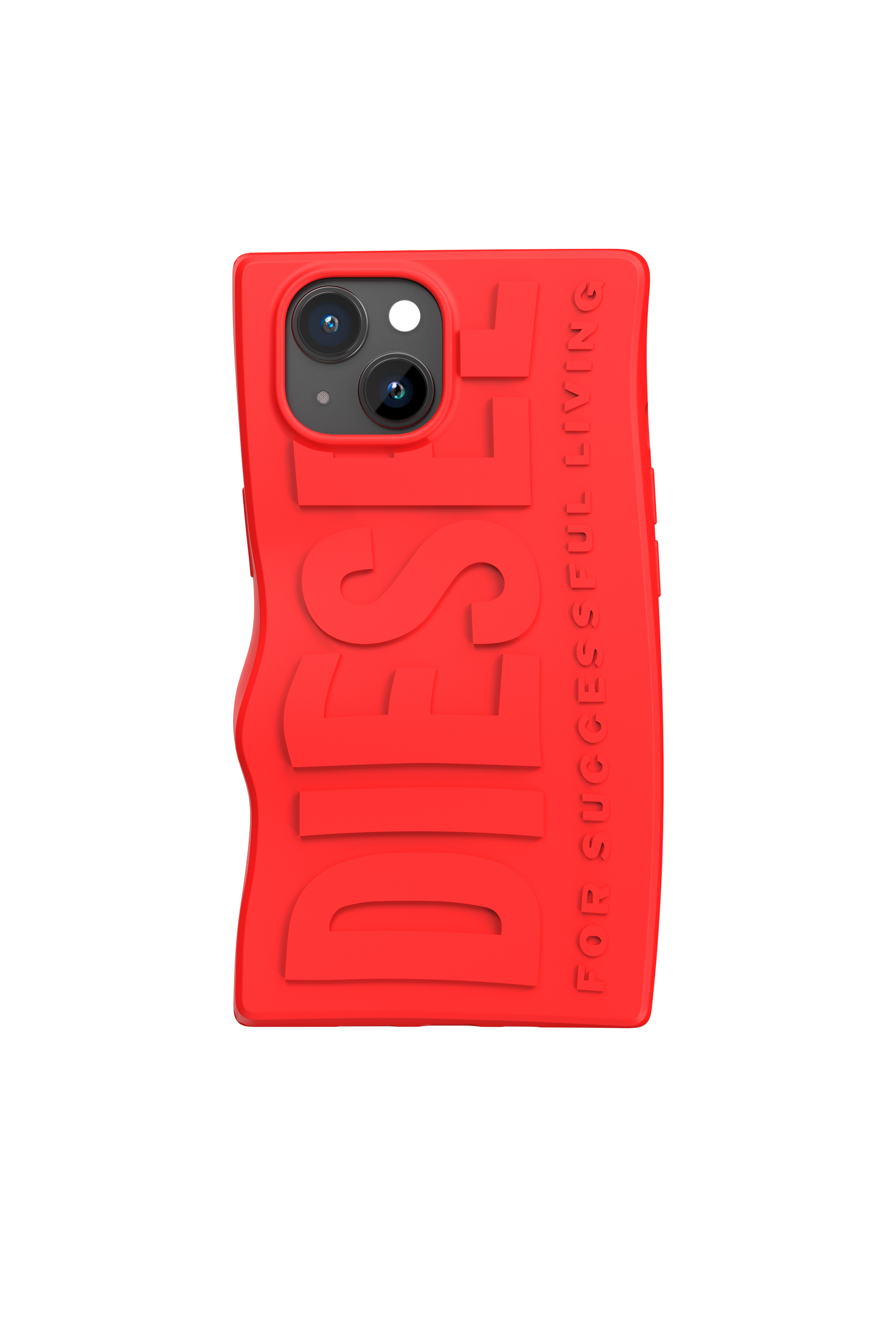 Diesel - 54116 MOULDED CASE, Unisex D By case iP15 in Red - Image 2