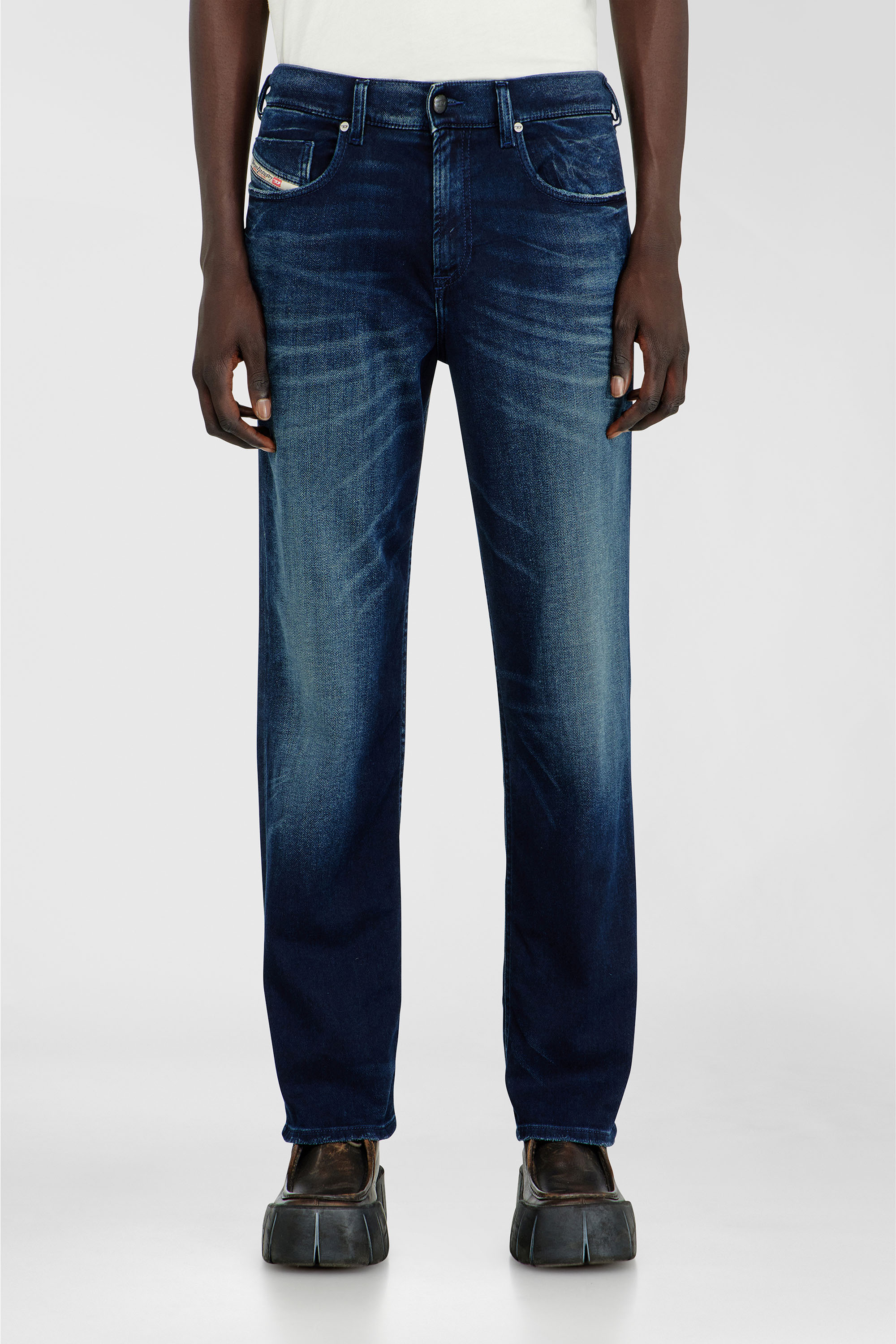 Diesel - Man's Regular 2090 D-Veekley Joggjeans&reg; 09P93, Dark Blue - 1