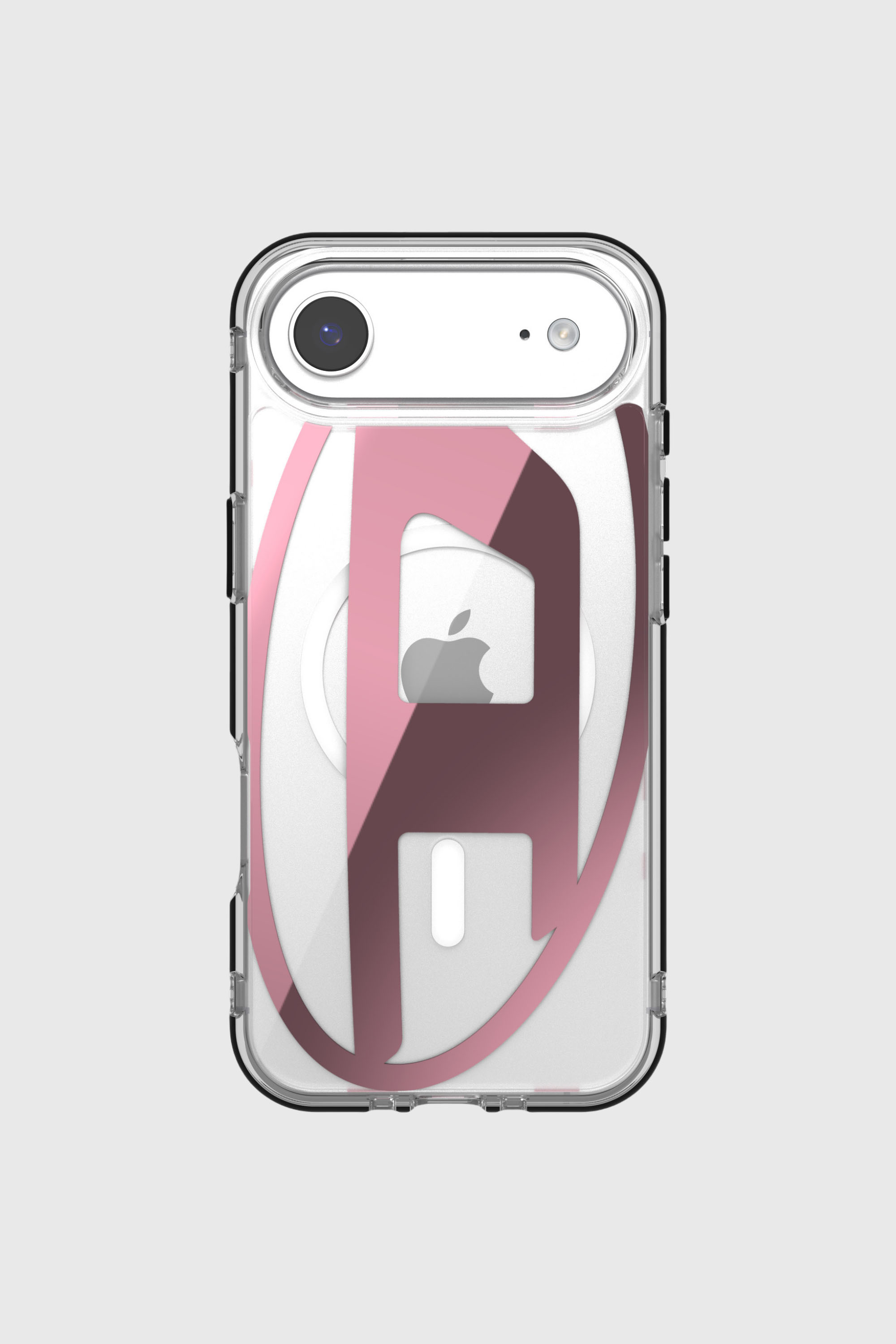 Diesel - 60420 AOP CASE, Unisex's Oval D metallic case with magsafe for iPhone 17 Air in Pink - 2
