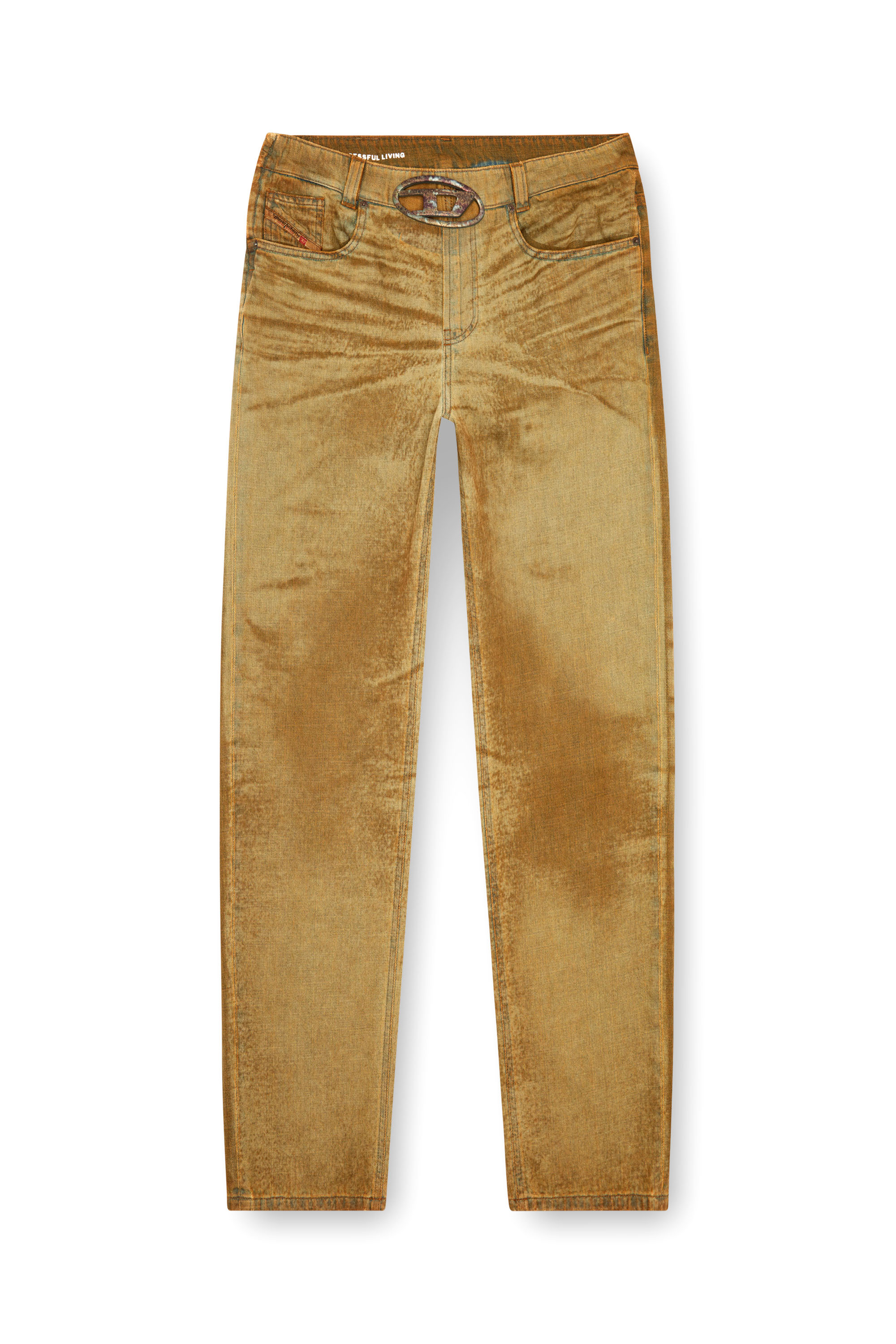 Diesel - Man Straight Jeans 2010 D-Macs 0AJET, Light Brown - Image 5