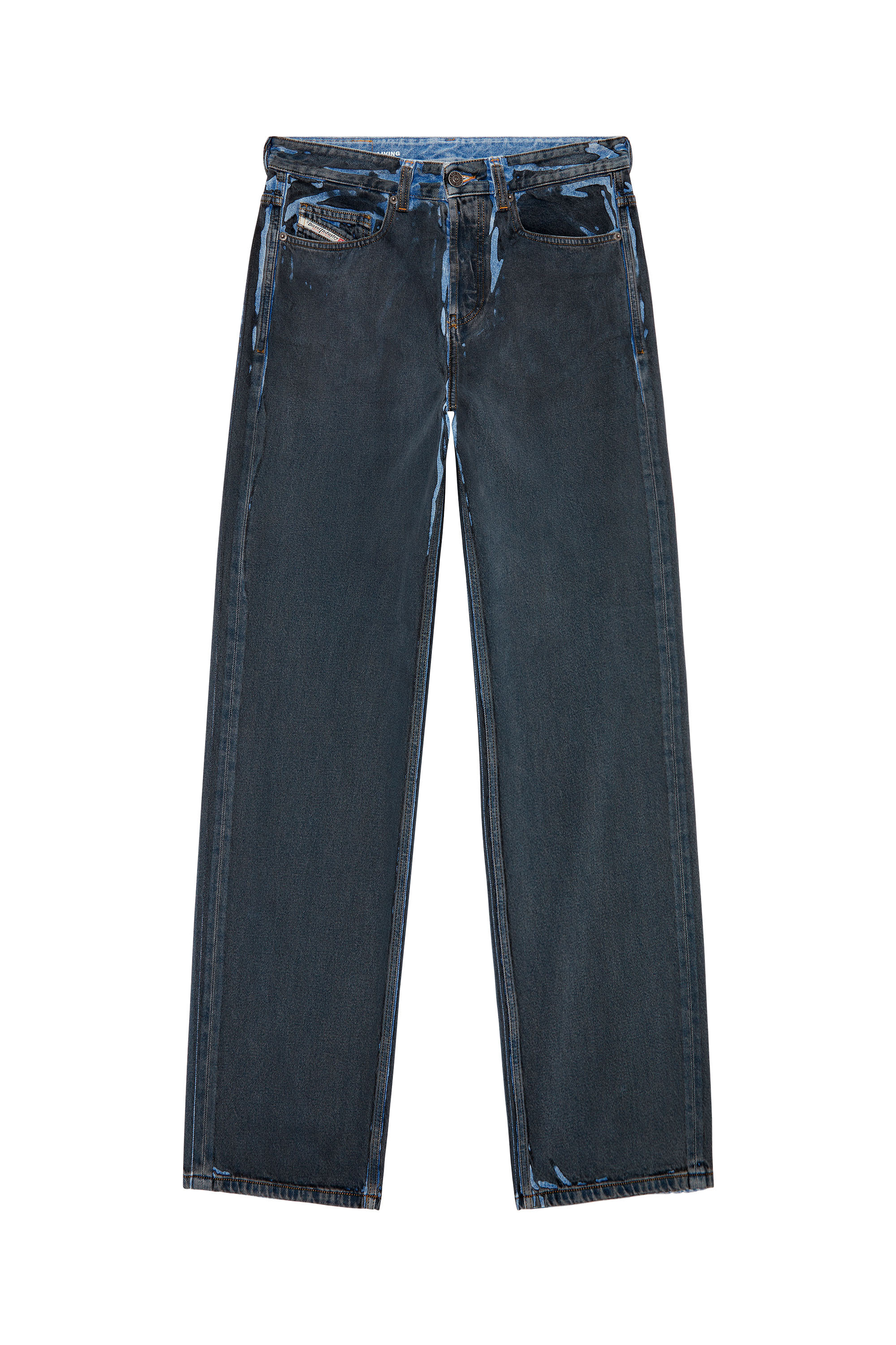 Diesel - Straight Jeans 2001 D-Macro 09I47, Black/Dark grey - Image 3