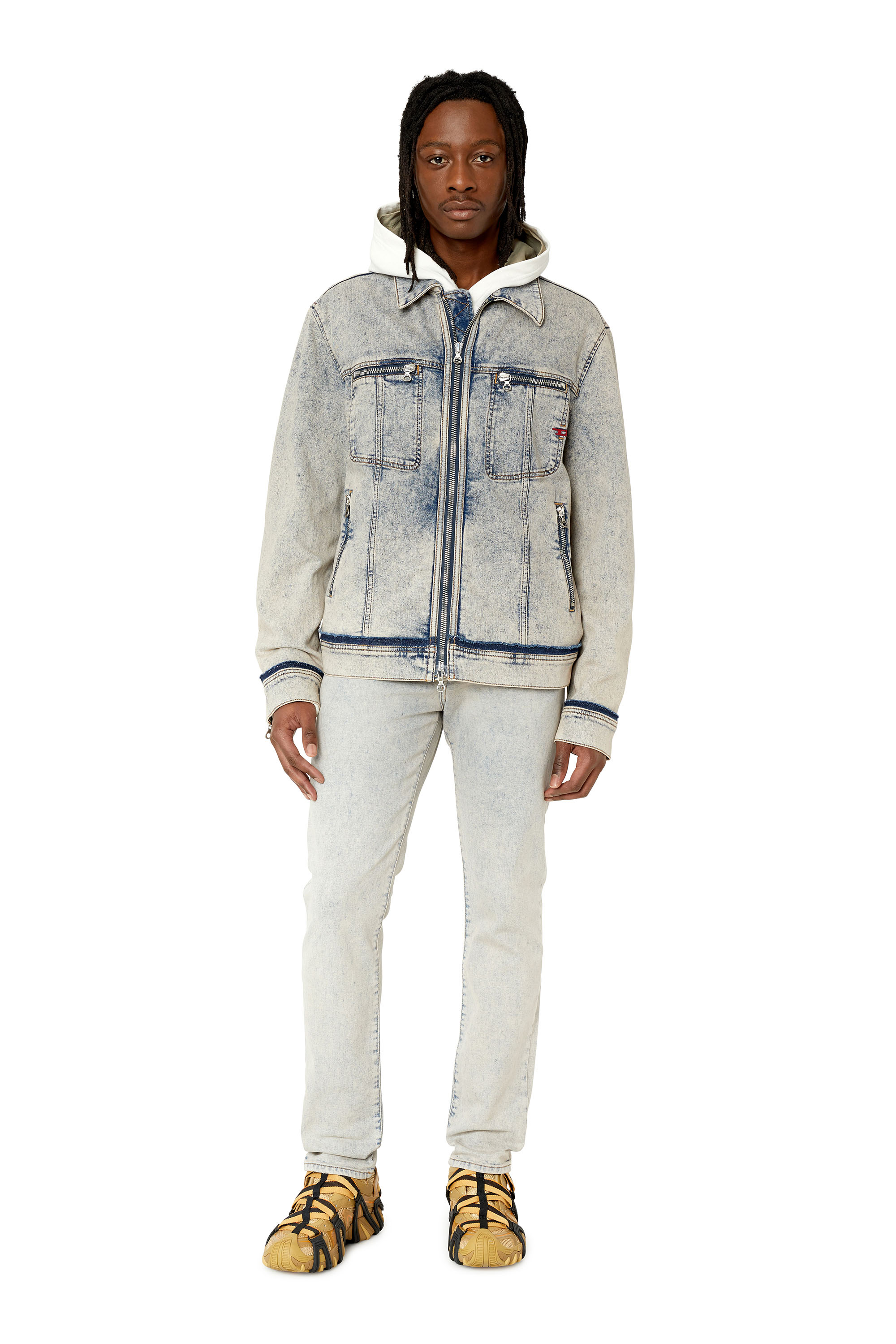Diesel - Slim Jeans 2019 D-Strukt 09F12, Medium blue - Image 5