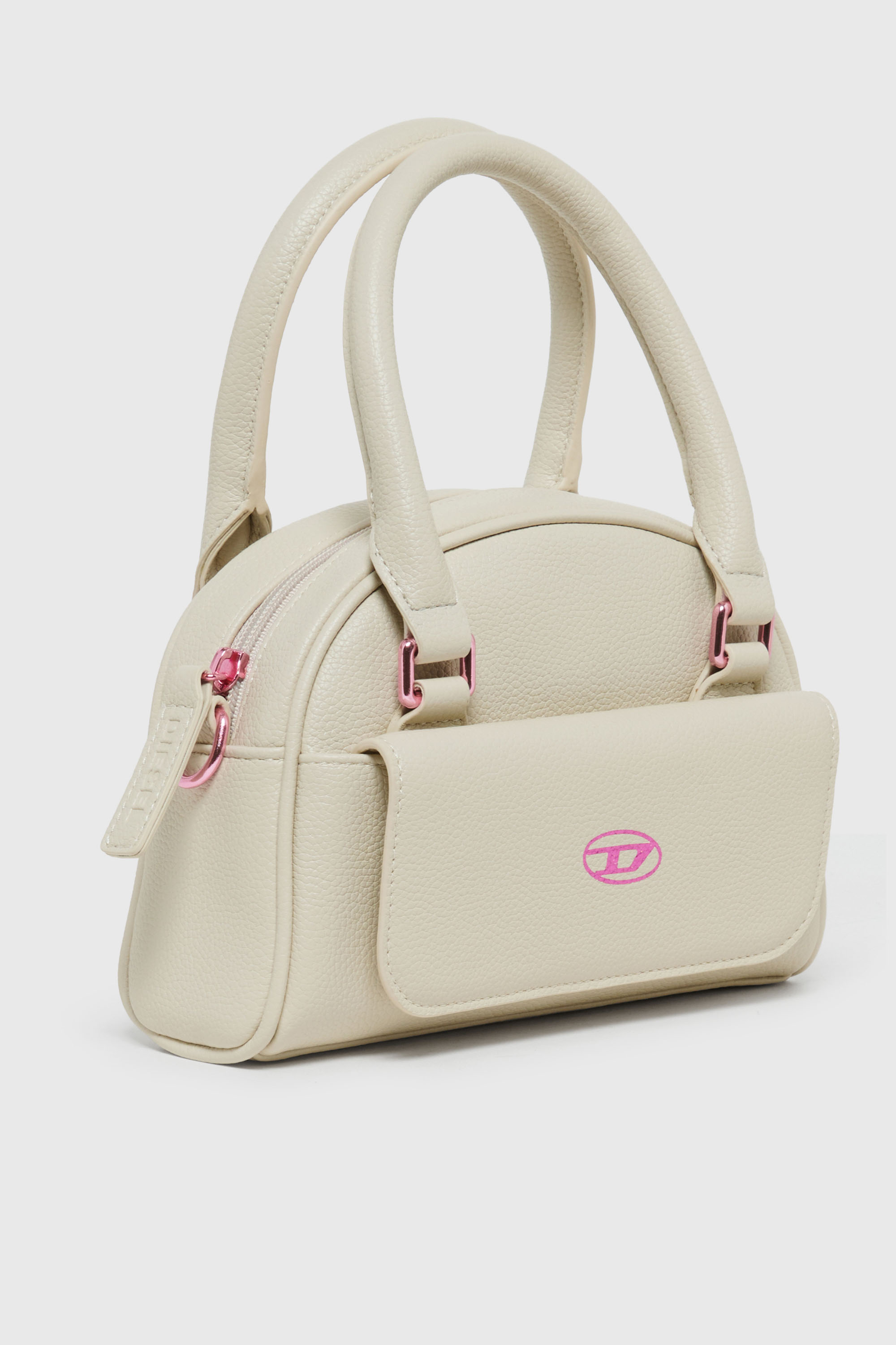 Diesel - WREDY, Woman's WREDY - Bag in grainy coated fabric in White - 3