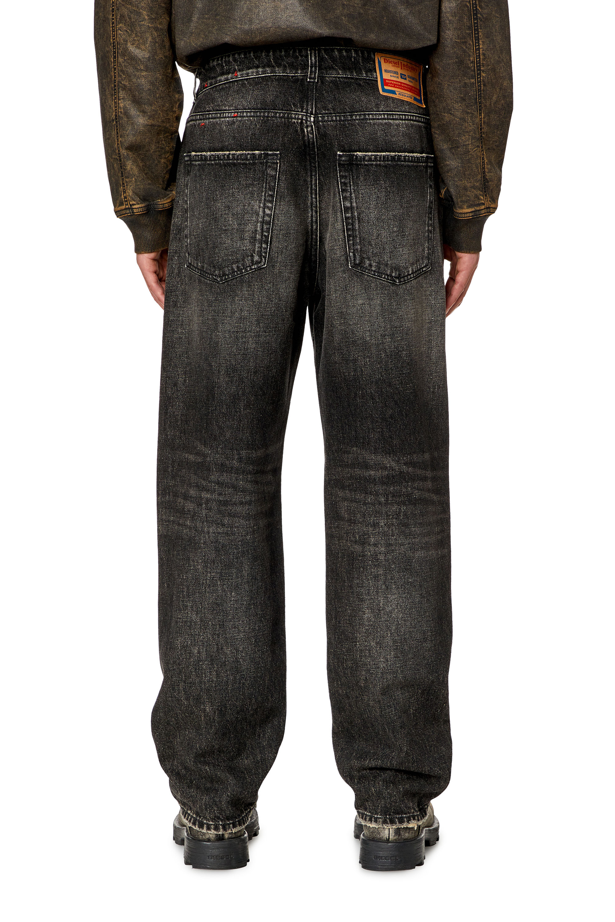 Diesel - Man Straight Jeans 2010 D-Macs 0JGAE, Black/Dark grey - Image 3