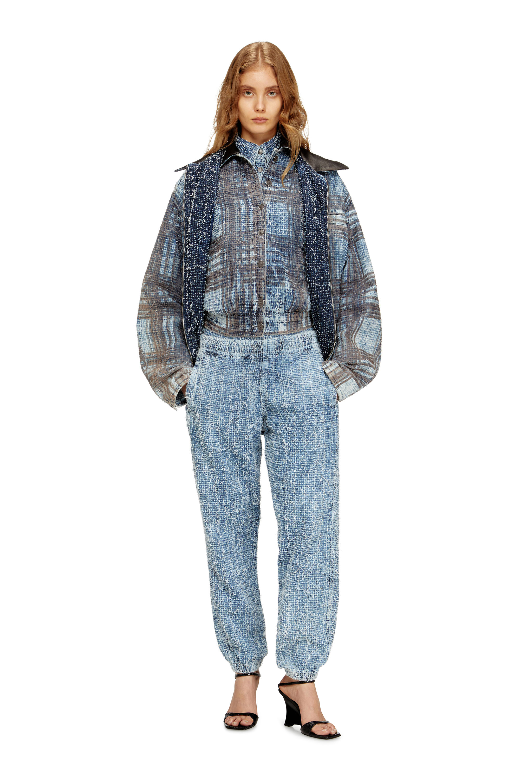 Diesel - Unisex's Slim Jeans D-Labb 0ADCI, Light Blue - 2