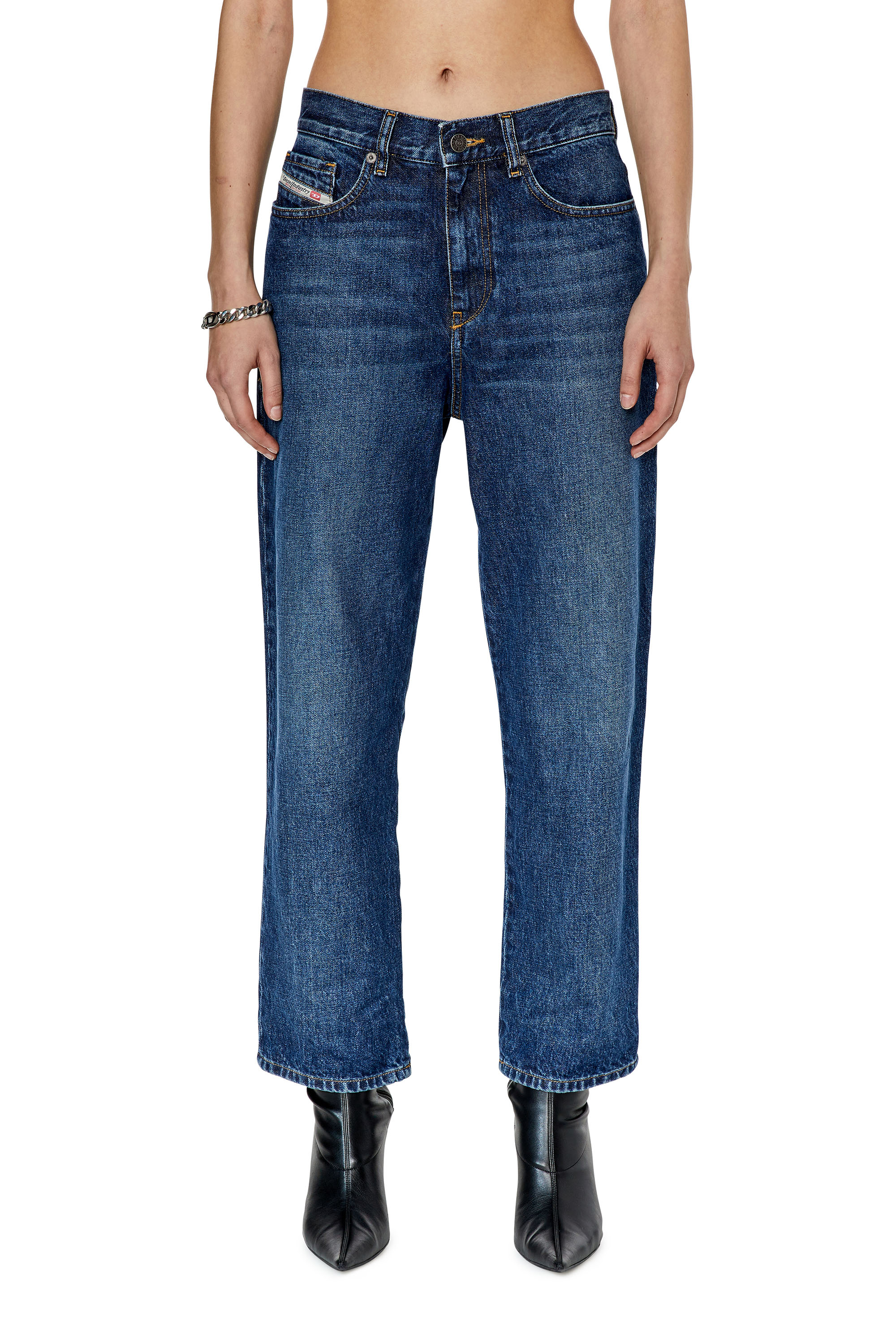Diesel - Boyfriend Jeans 2016 D-Air 09F35, Medium blue - Image 1