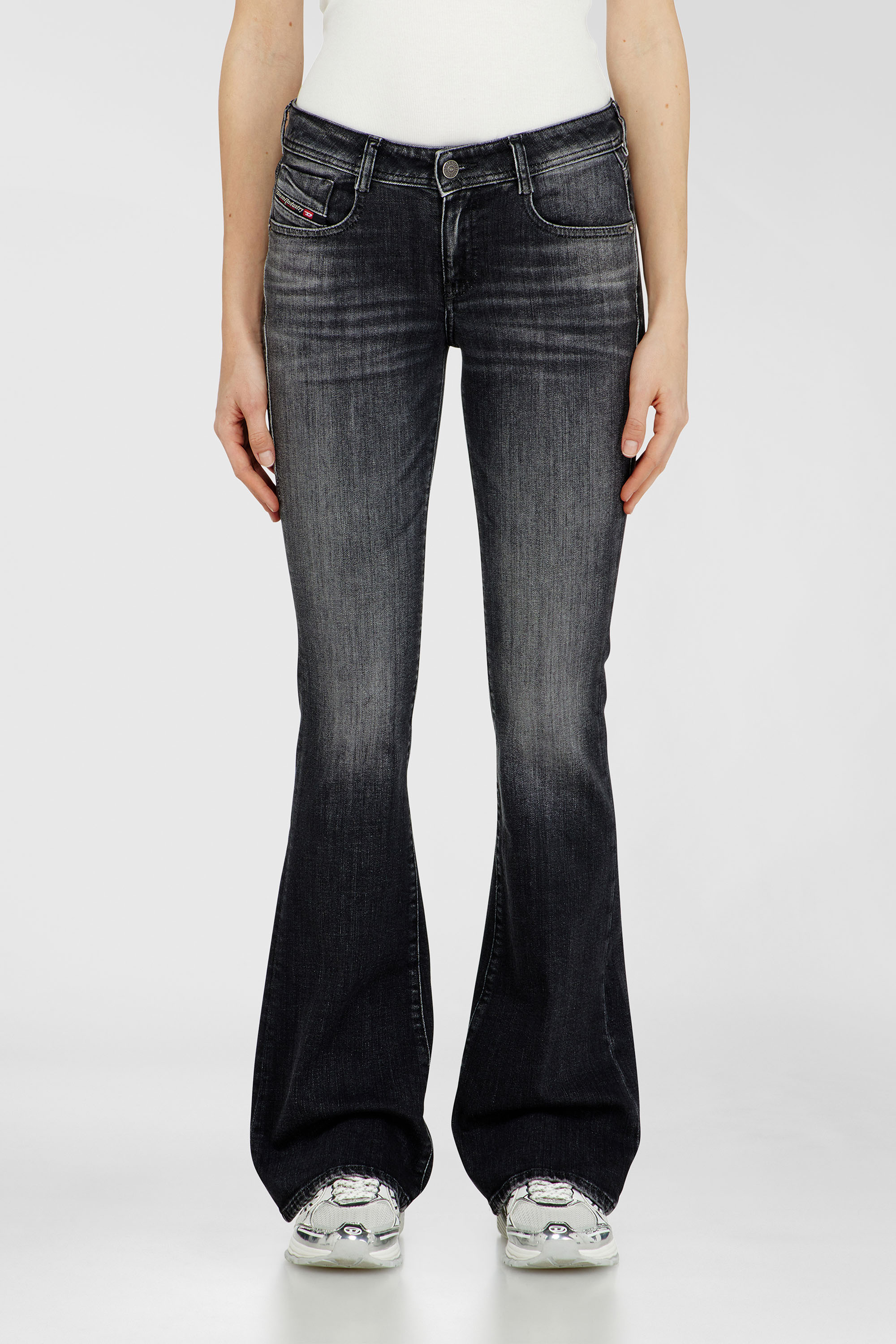 Diesel - Woman's Bootcut Jeans 1969 D-Ebbey 09L98, Black/Dark grey - 1