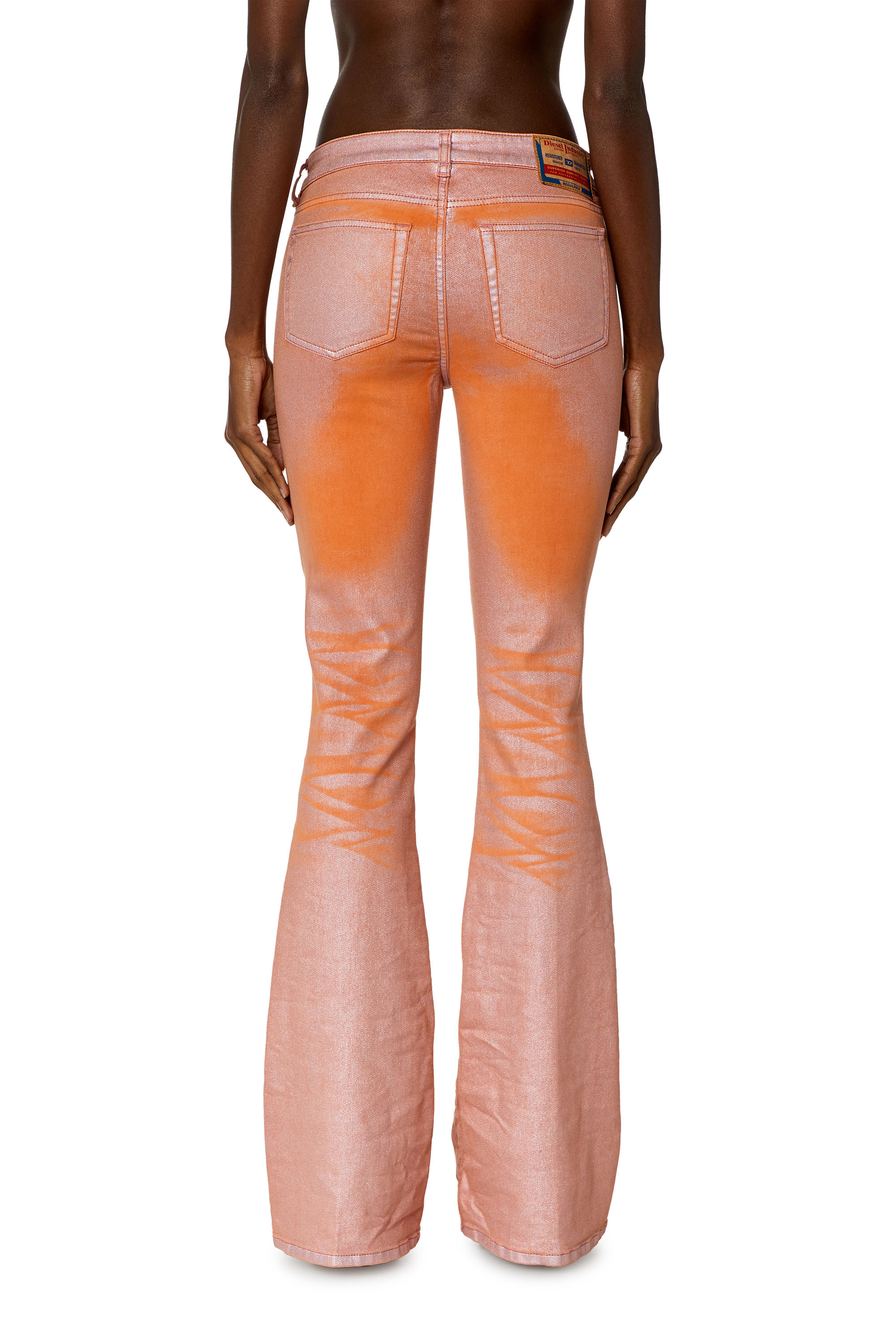 Diesel - Woman Bootcut and Flare Jeans 1969 D-Ebbey 068KT, Pink/Orange - Image 3