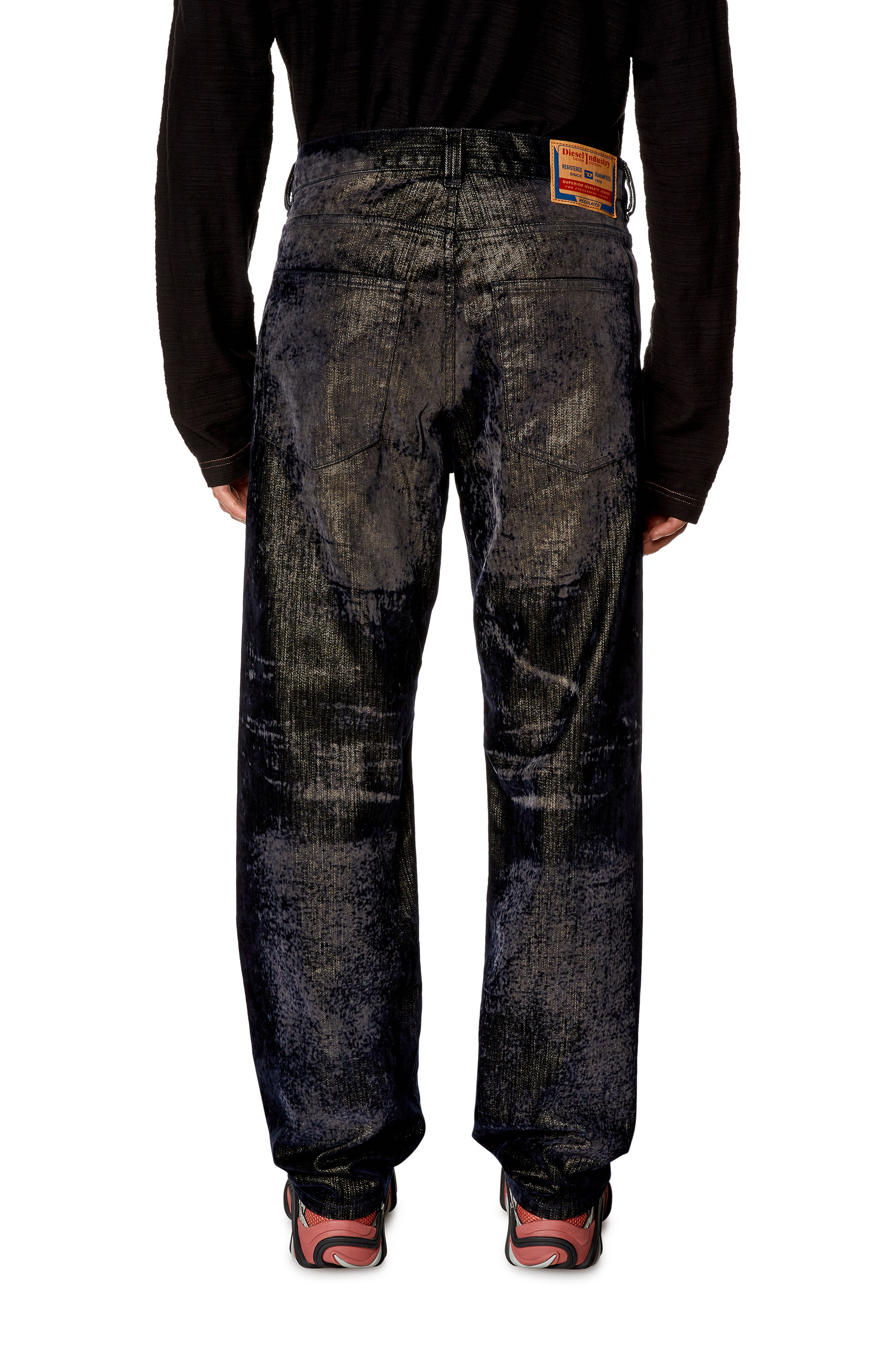 Diesel - Man Straight Jeans 2010 D-Macs 09I49, Black/Dark grey - Image 3