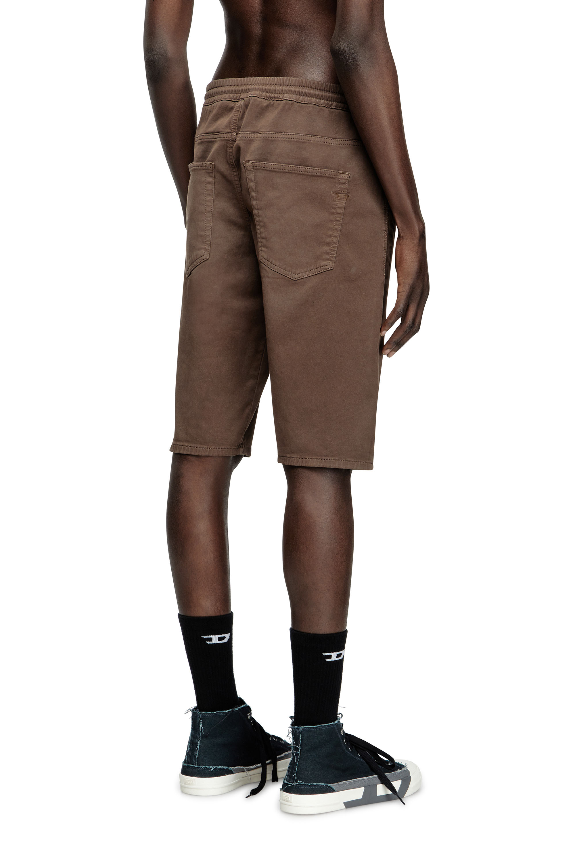 Diesel - 2033 D-KROOLEY-SHORT JOGG, Man's Chino shorts in JoggJeans in null - 4