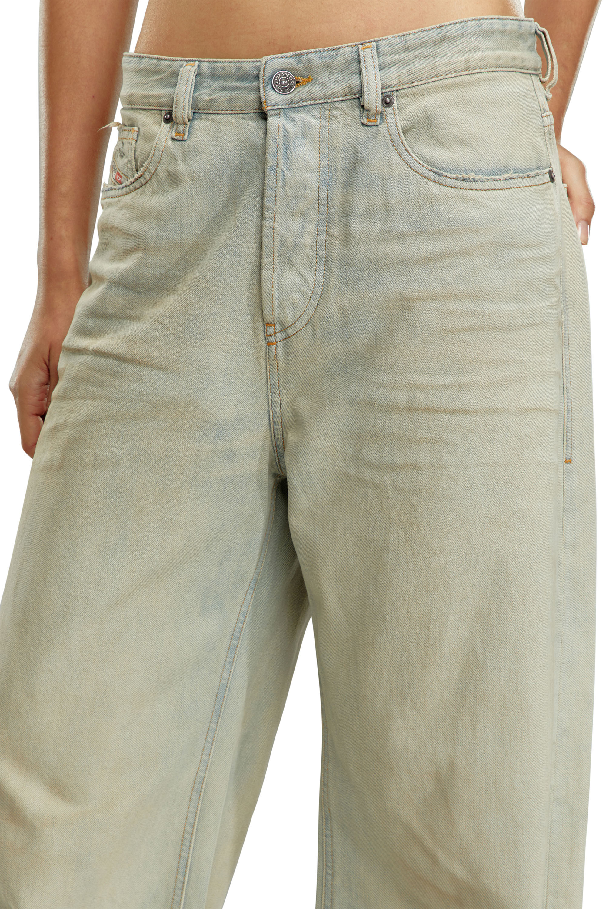 Diesel - Woman Straight Jeans 1996 D-Sire 09H60, Light Blue - Image 4