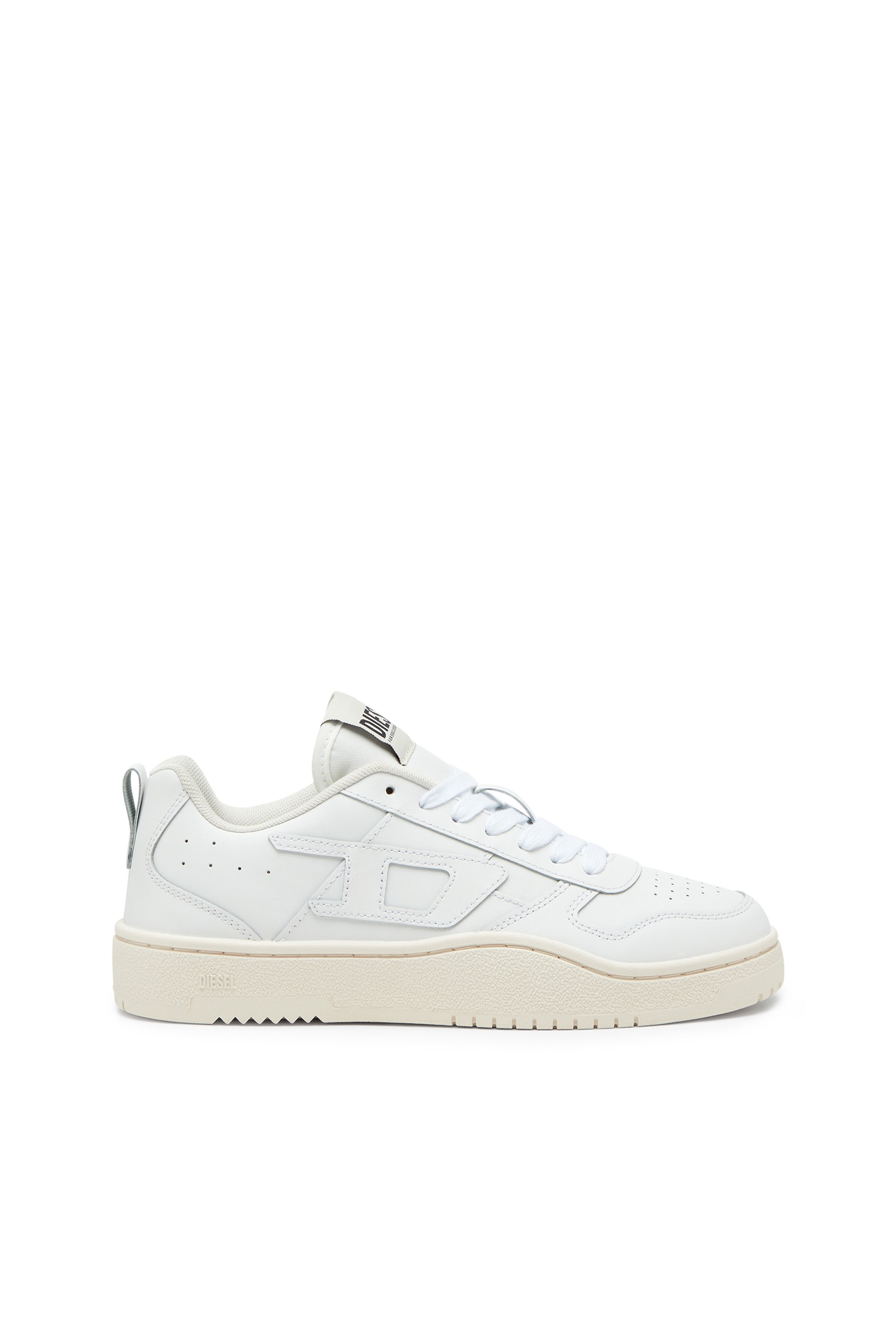 Diesel - S-UKIYO V2 LOW W, Woman S-Ukiyo Low-Low-top sneakers in leather and nylon in White - Image 1