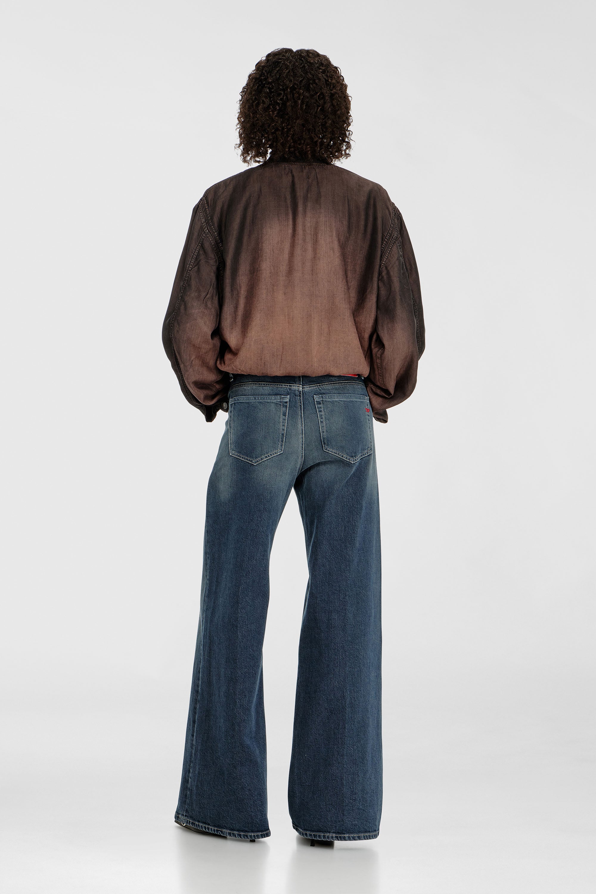 Diesel - Woman's Flare Jeans 1978 D-Akemi 007EI, Dark Blue - 3