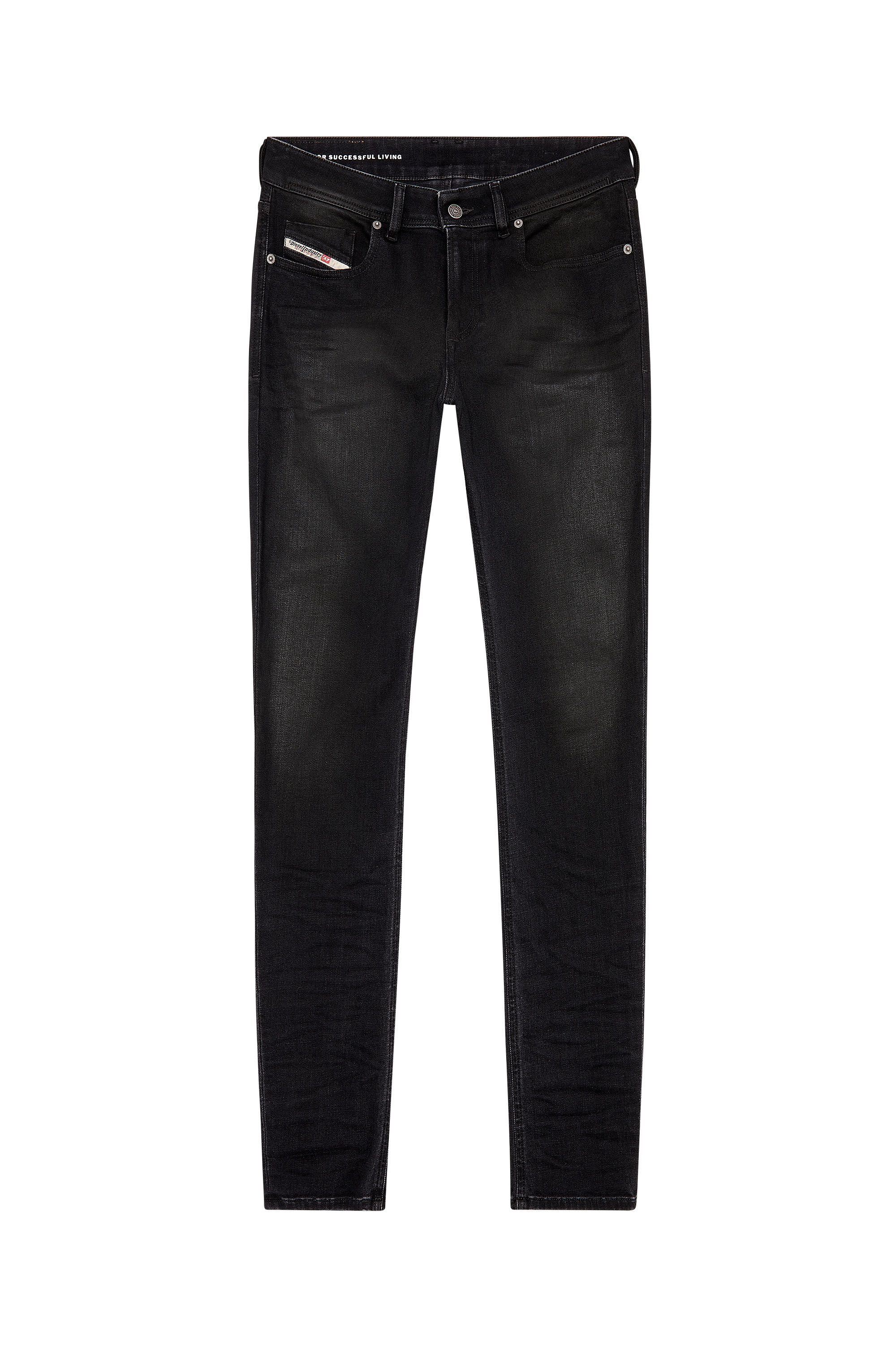 Diesel - Man Skinny Jeans 1979 Sleenker 09H94, Black/Dark grey - Image 5
