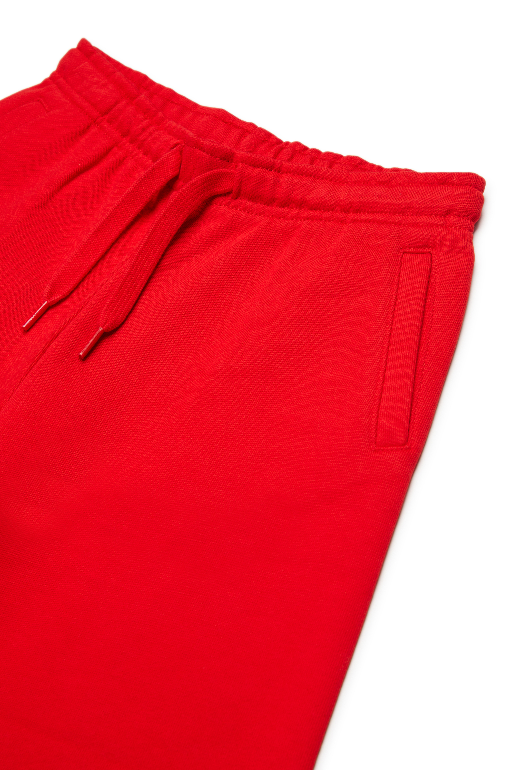 Diesel - PCIRCLE SHORT, Man's Cotton bermudas with maxi print in Red - 3