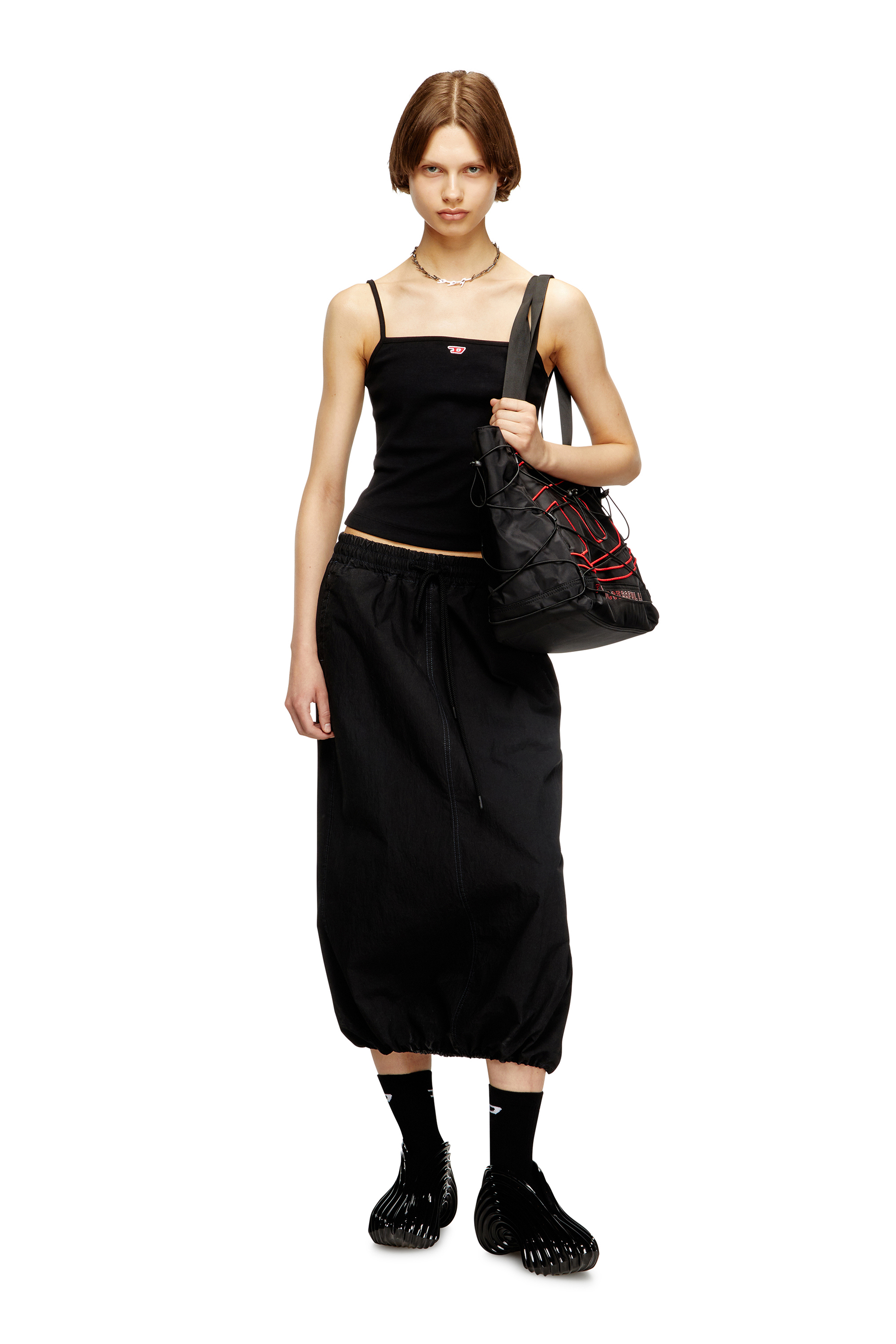 MELISSA QUANTUM SNEAKERS X, Black Diesel - MELISSA QUANTUM SNEAKERS X, Unisex's Slip-on sneaker in Melflex® in Black - 7