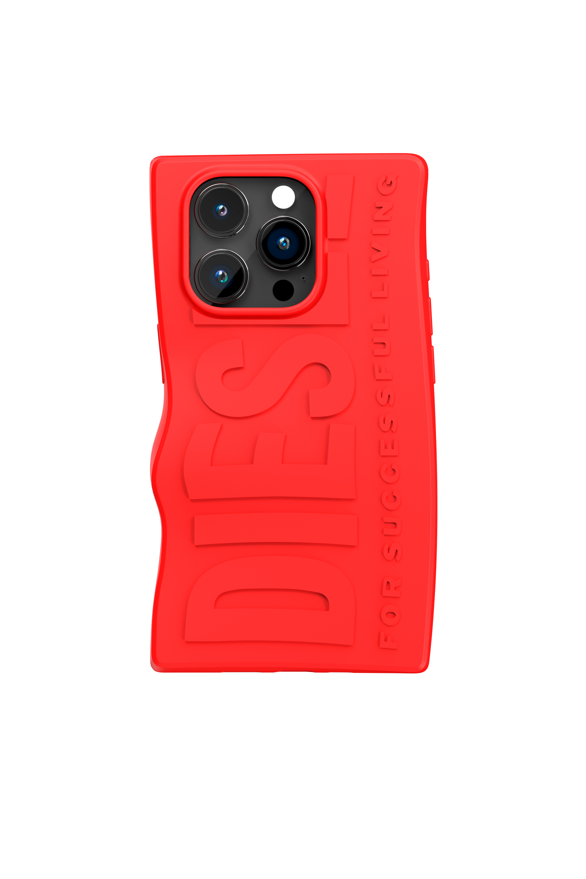 Diesel - 54117 MOULDED CASE, Unisex D By case iP15 Pro in Red - Image 2