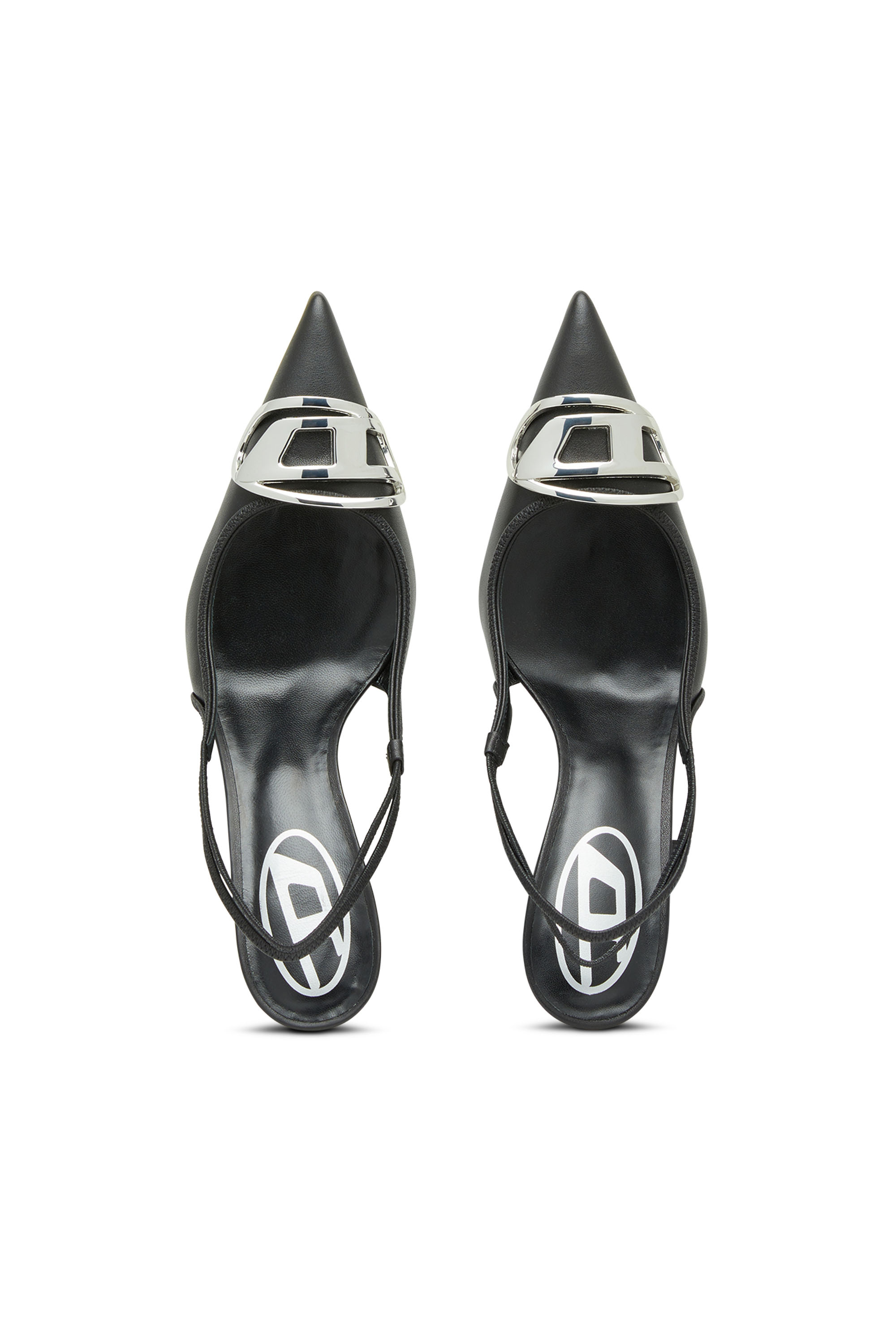 Diesel - D-VENUS SB, Woman's D-Venus-Slingback pumps in nappa leather in Black - 5