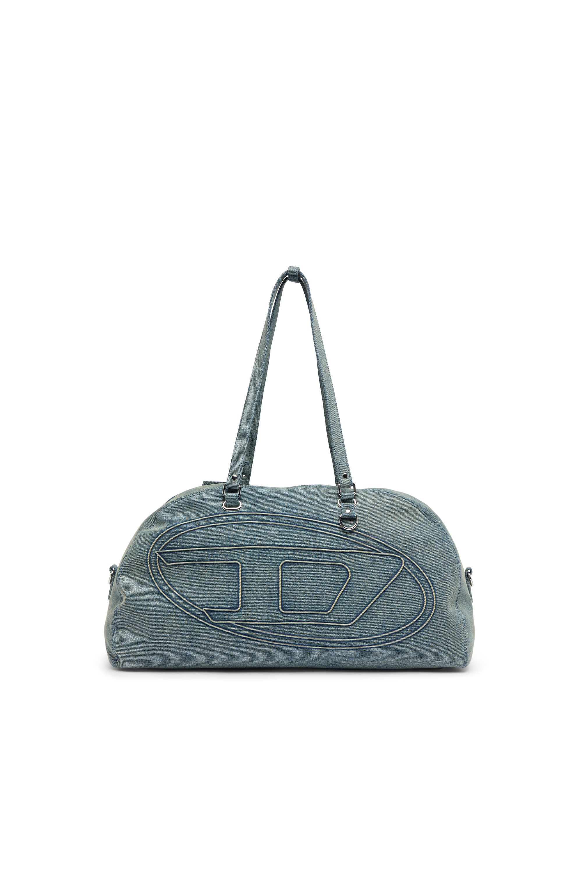 Diesel - 1DR DOME SOFT DUFFLE XL, Unisex's 1DR Dome-Duffle bag in denim with Oval D logo in Light Blue - 1
