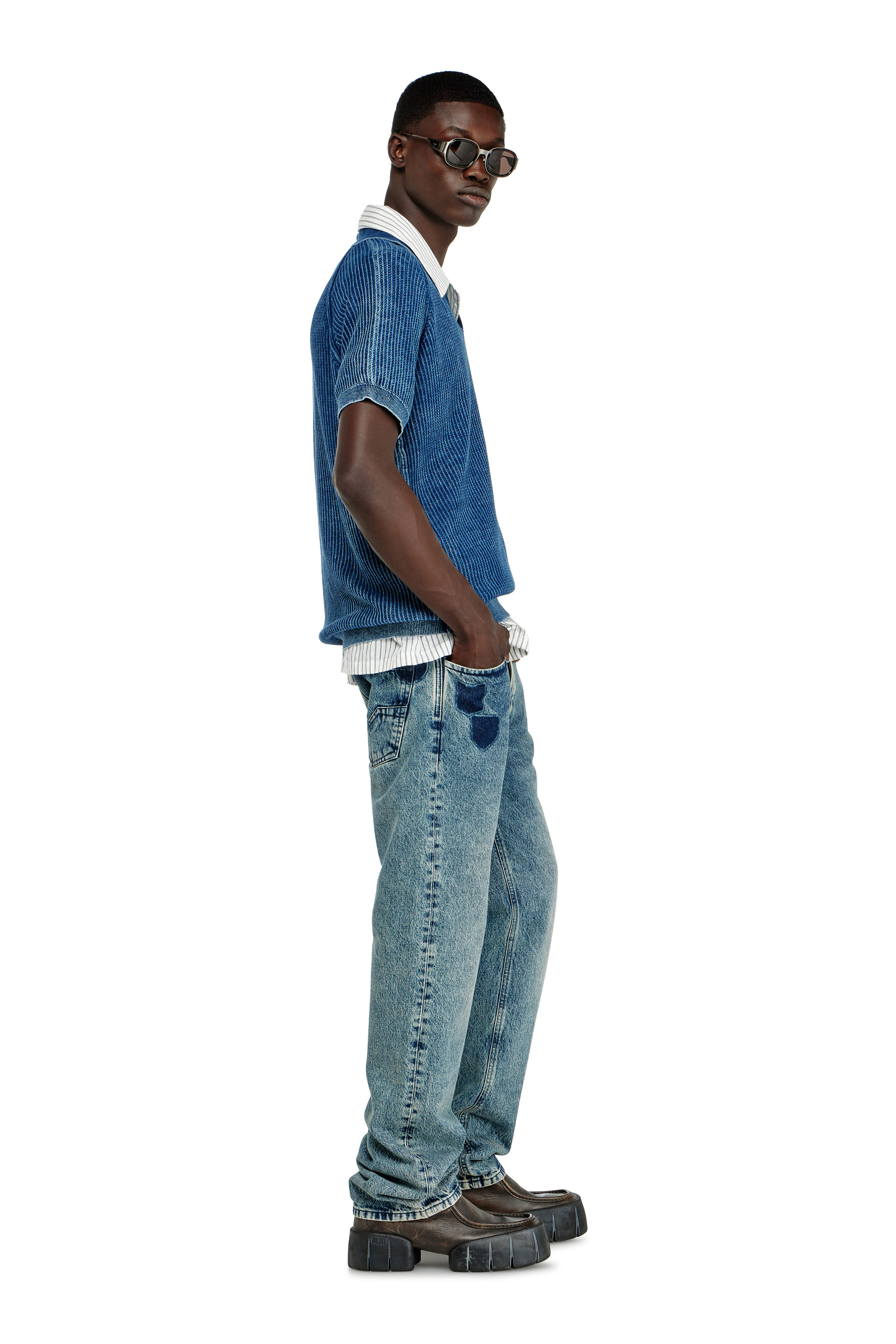 Diesel - Man's Regular Jeans 1985 Larkee 0IFBV, Medium blue - 3