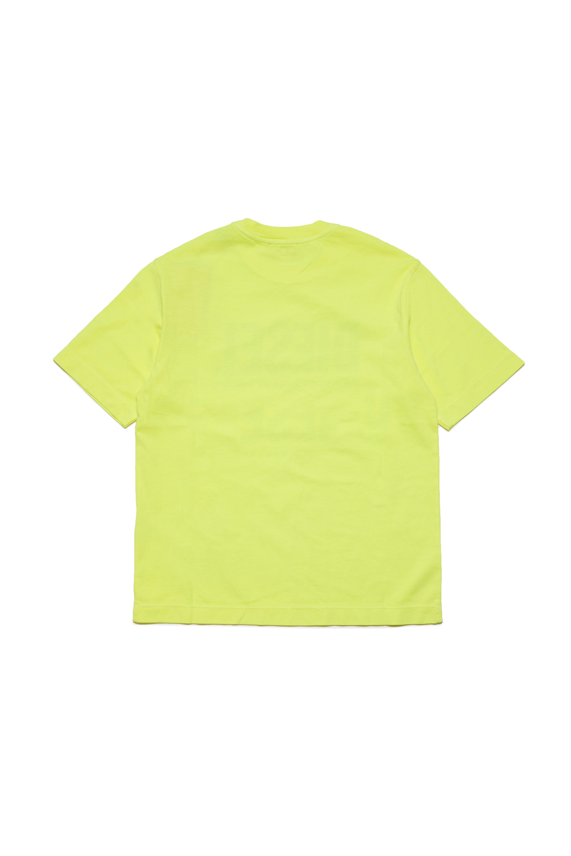 Diesel - TNUCI OVER, Unisex T-shirt with Diesel For Successful Living logo in Yellow - Image 2