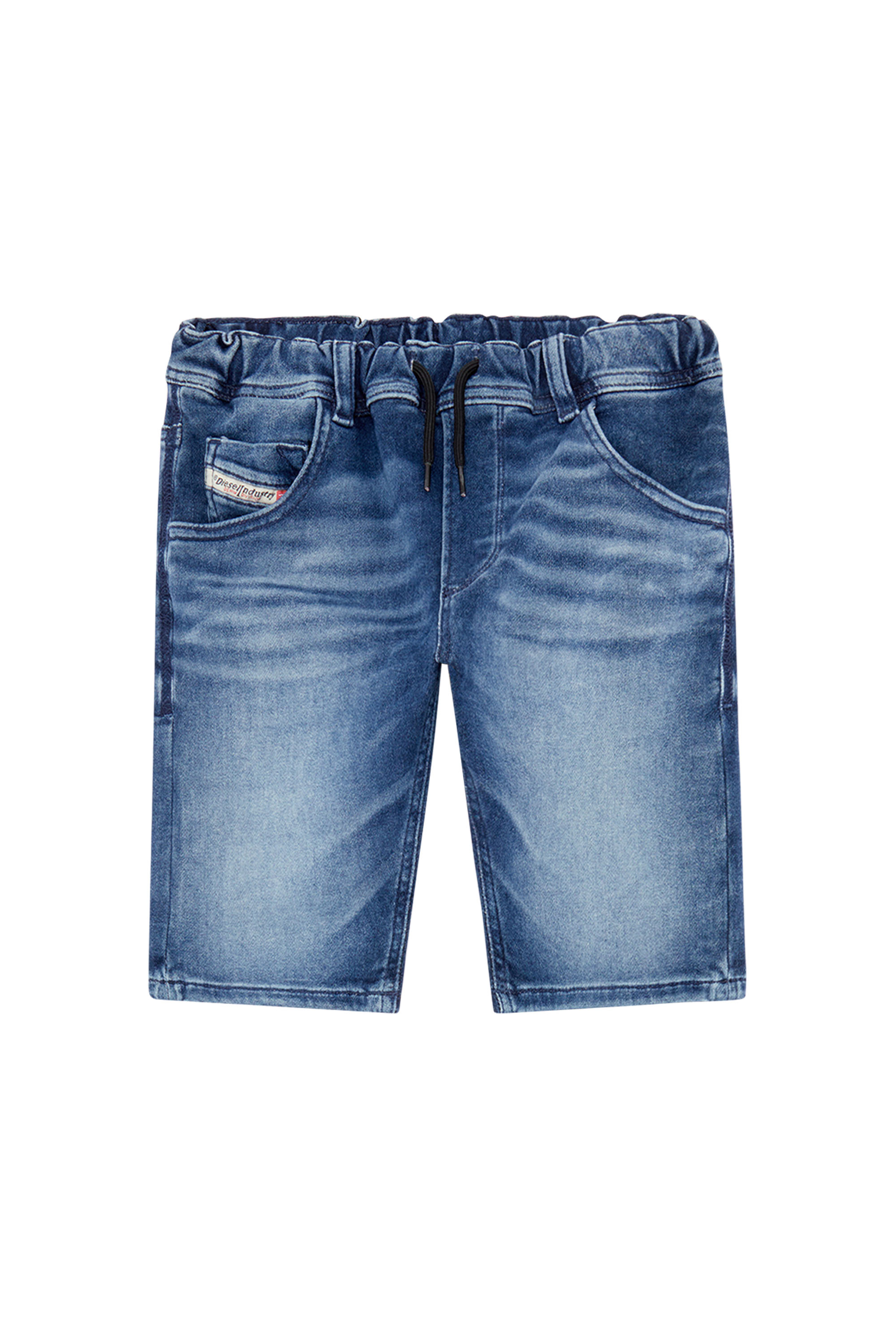Diesel - KROOLEY-NE-J SH JJJ, Man Krooley JoggJeans shorts in Blue - Image 1