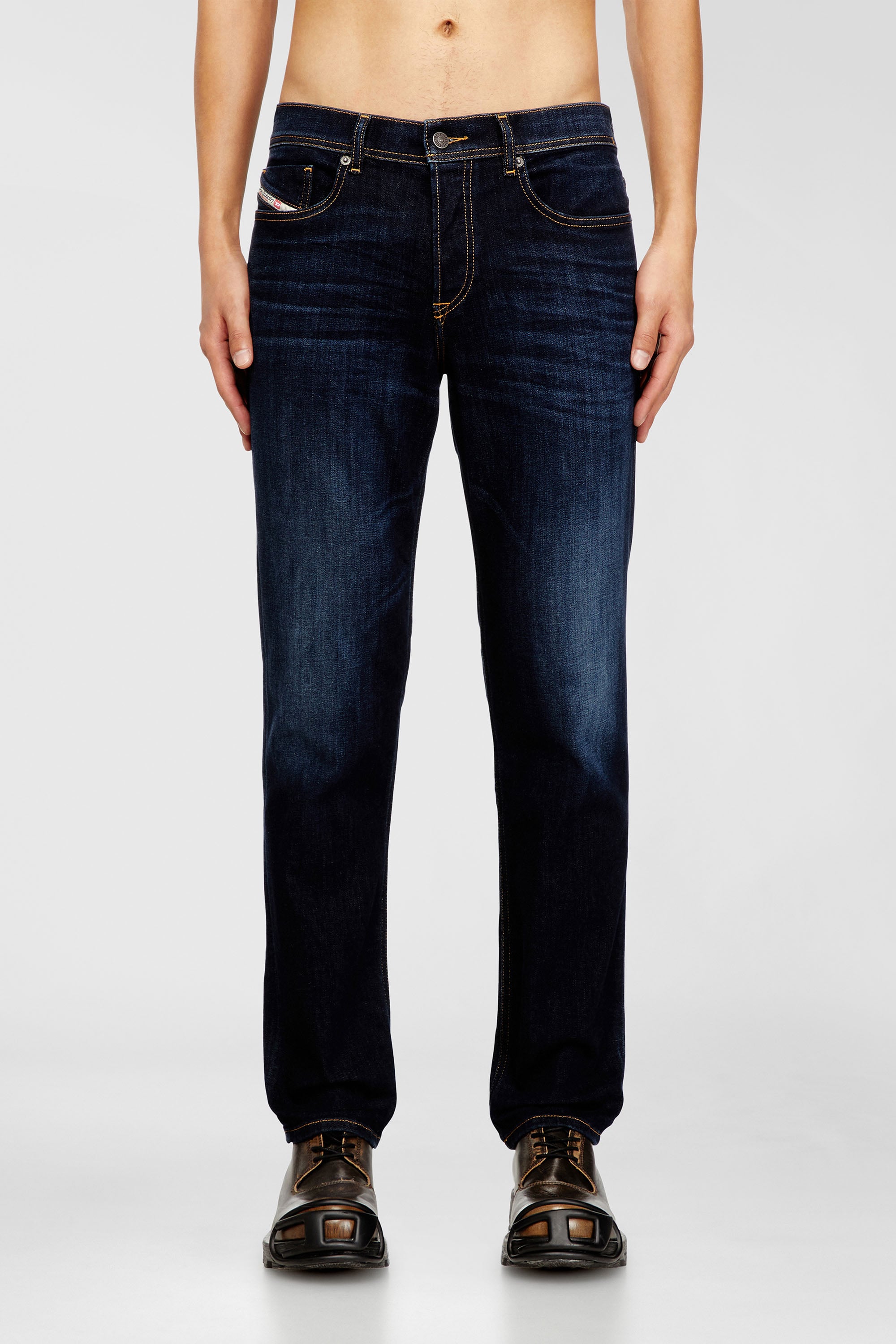 Diesel - Man's Regular Jeans 2023 D-Finitive 009ZS, Dark Blue - 1