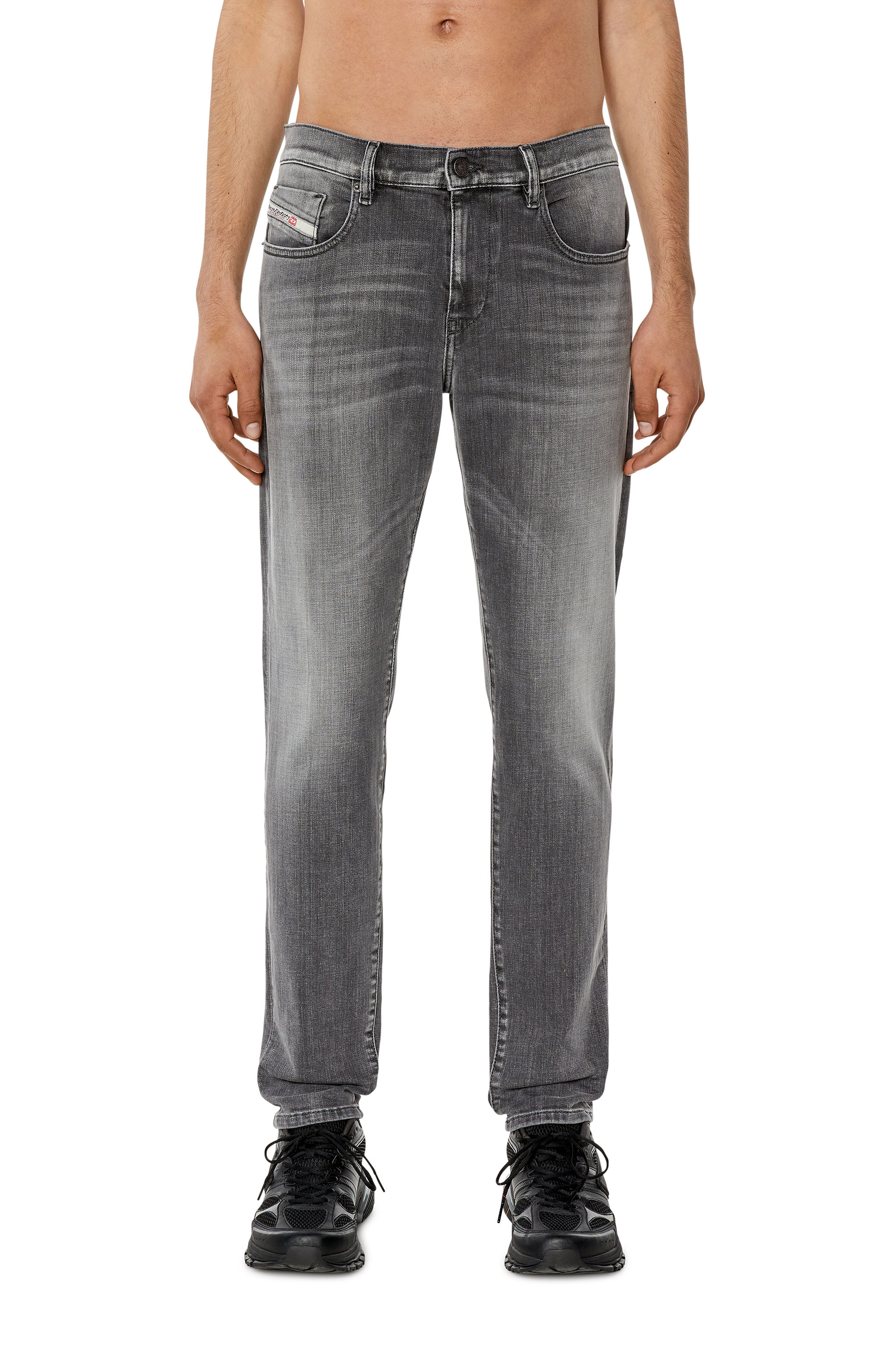 Diesel - Slim Jeans 2019 D-Strukt 09F91, Grey - Image 1