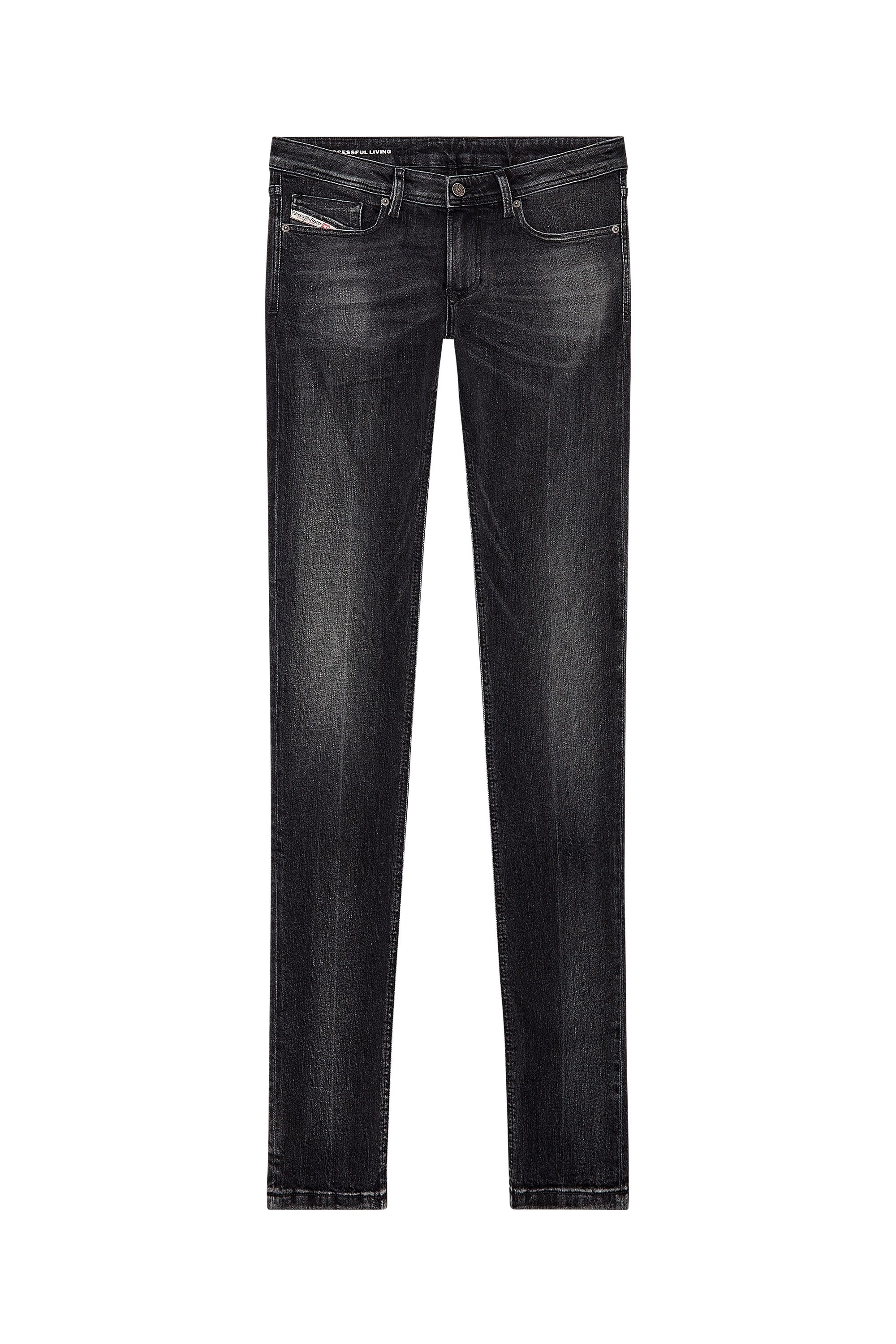 Diesel - Man Skinny Jeans 1979 Sleenker 0PFAX, Black/Dark grey - Image 5