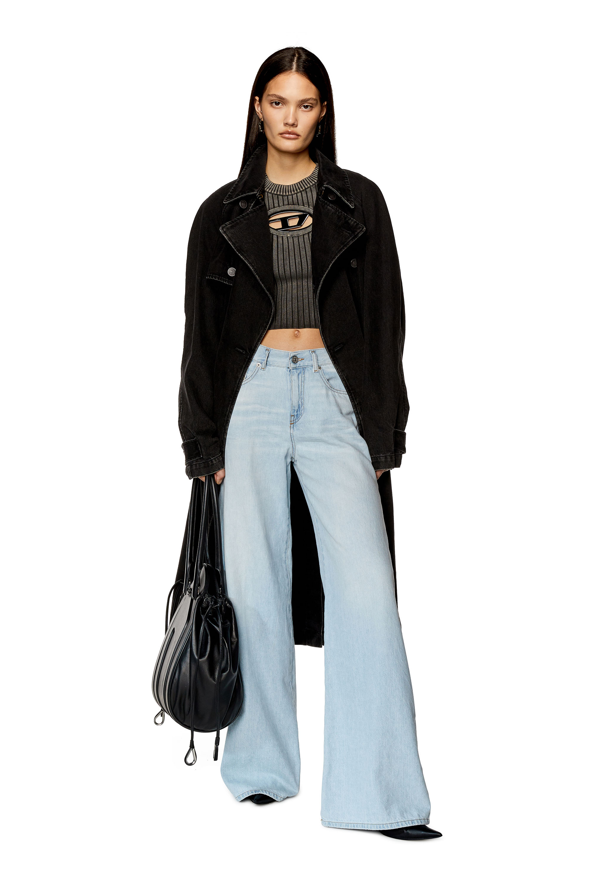Diesel - Bootcut and Flare Jeans 1978 D-Akemi 068ES, Light Blue - Image 3