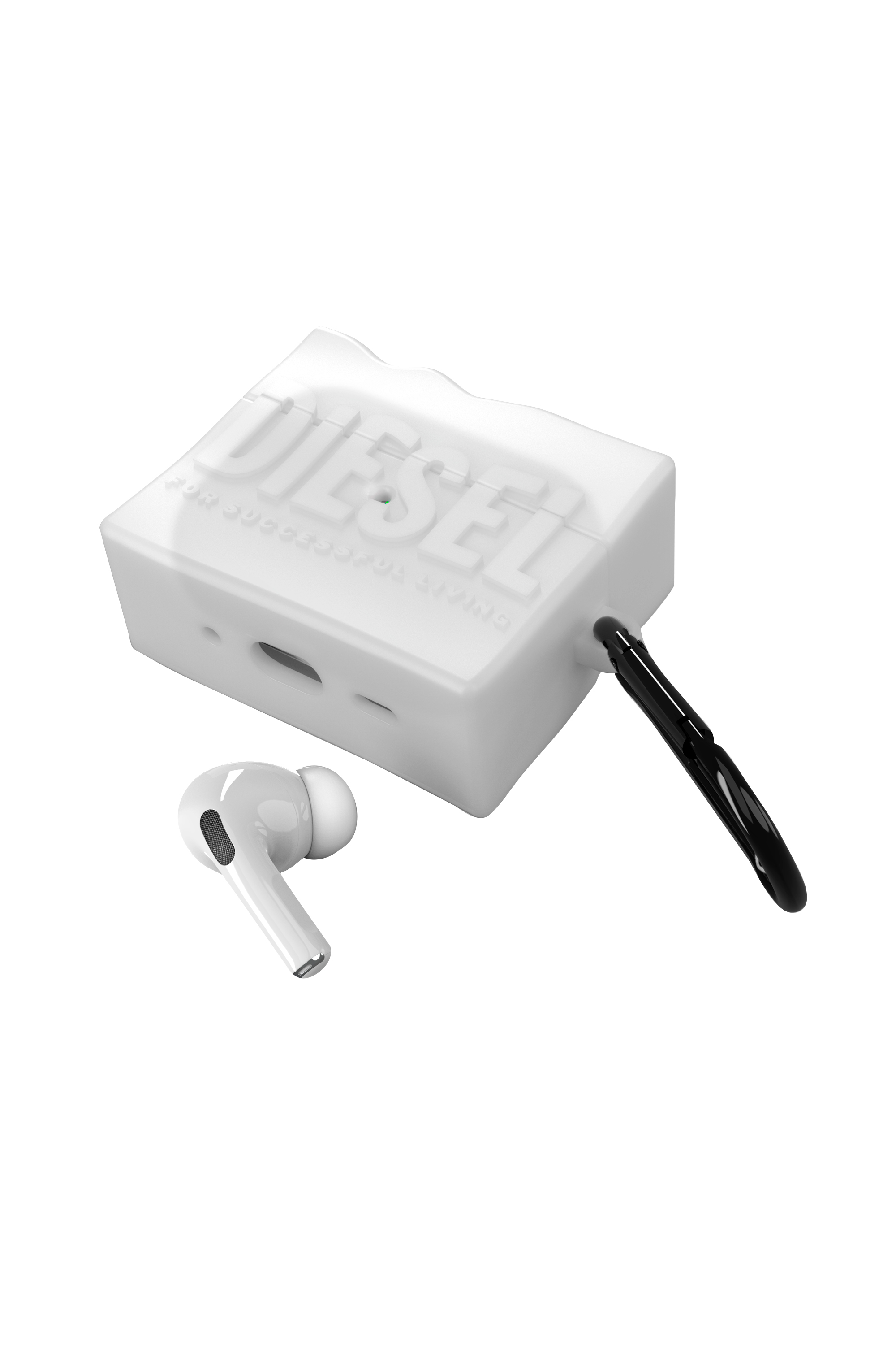 Diesel - 54136 AIRPOD CASE, Unisex D By Airpod case Airpods Pro / Pro 2 in White - Image 4