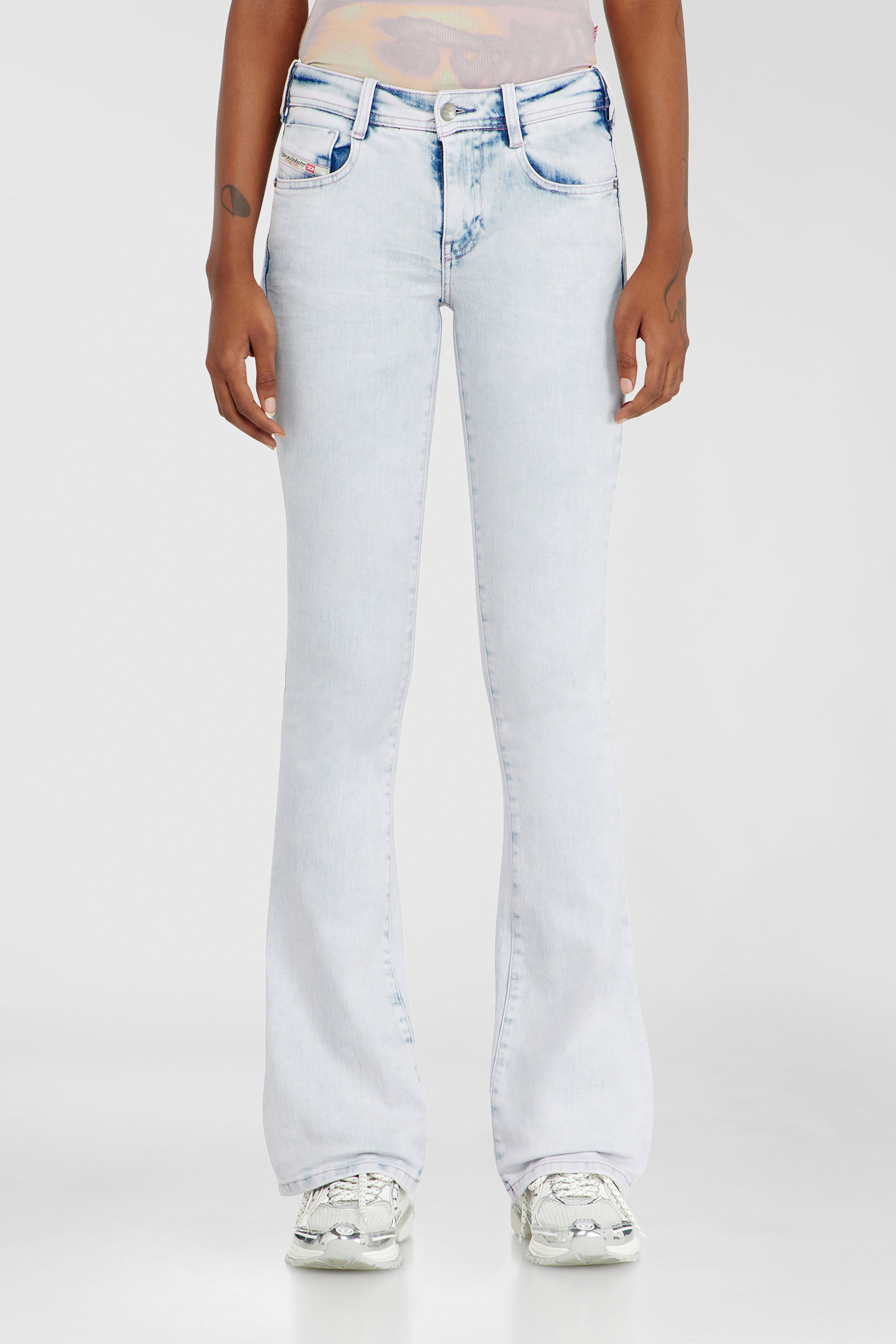Diesel - Woman's Bootcut Jeans 1969 D-Ebbey 0HDBH, Light Blue - 1