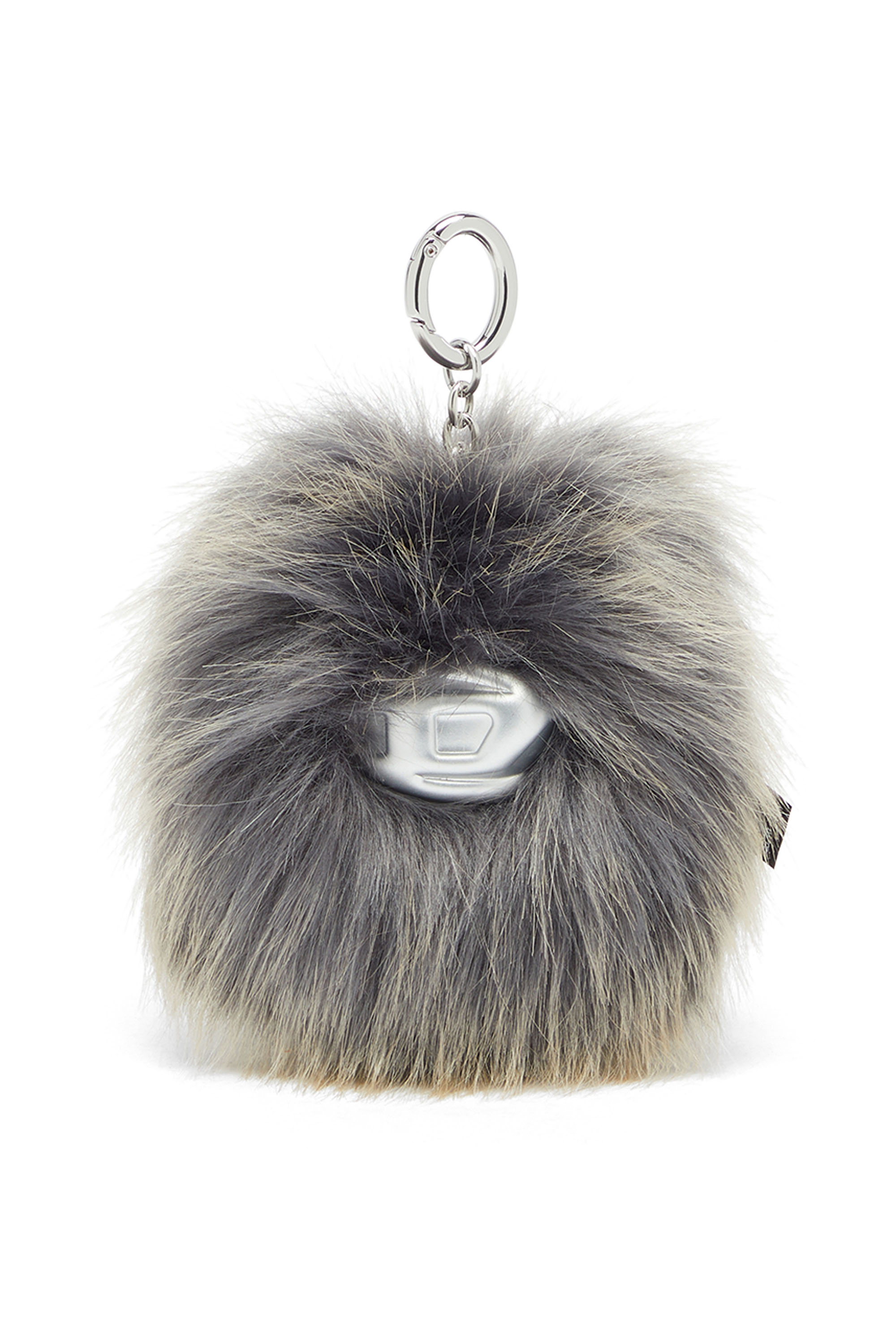 Diesel - MONSTER, Unisex's Furry charm with pendant in Grey - 1