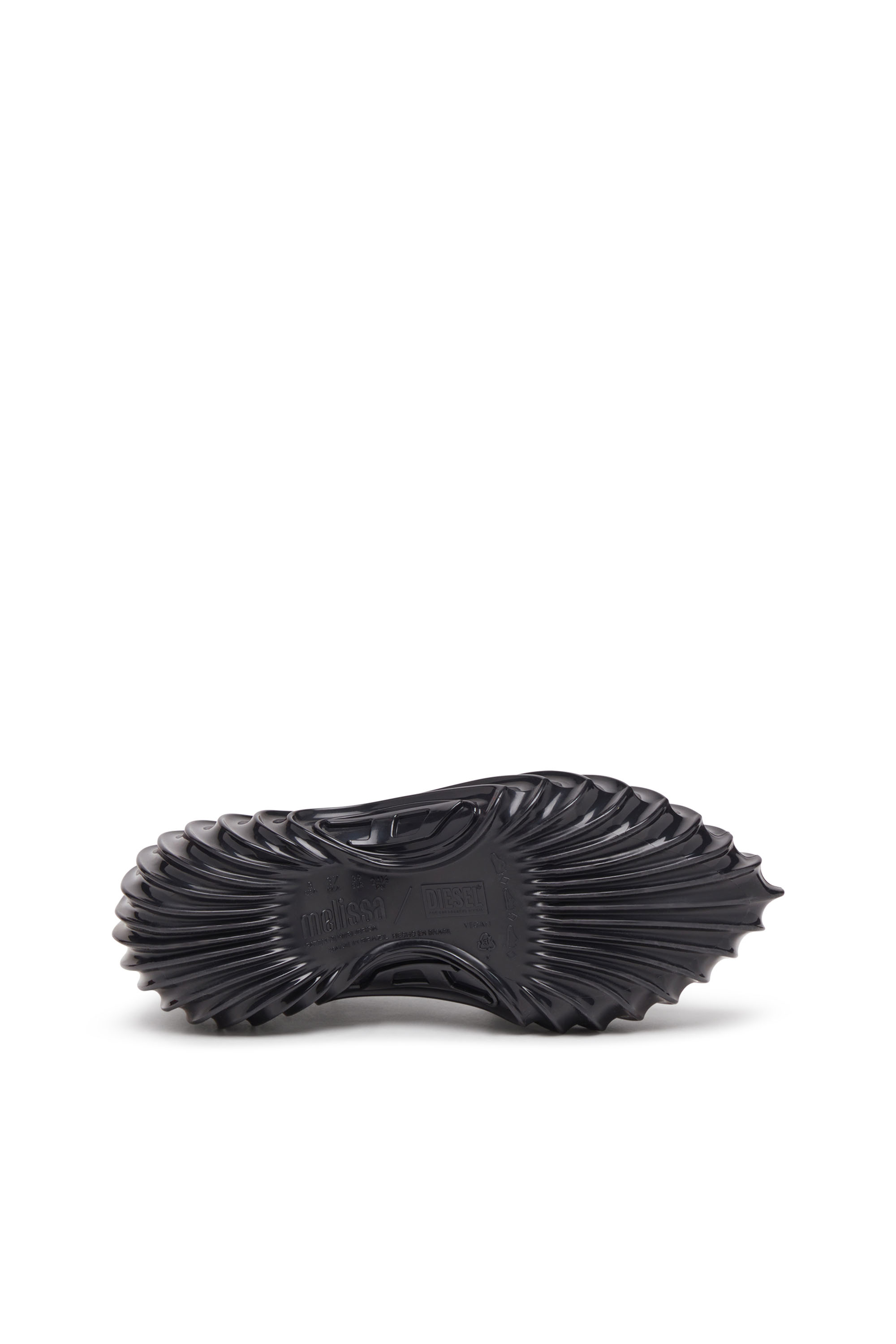 MELISSA QUANTUM SNEAKERS X, Black Diesel - MELISSA QUANTUM SNEAKERS X, Unisex's Slip-on sneaker in Melflex® in Black - 5