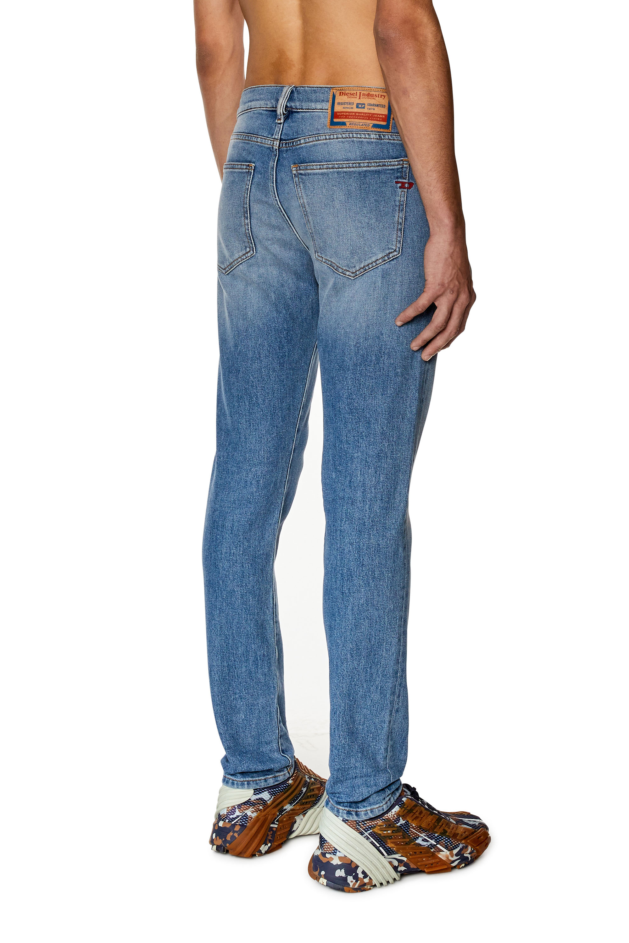 Diesel - Slim Jeans 2019 D-Strukt 09F81, Medium blue - Image 2