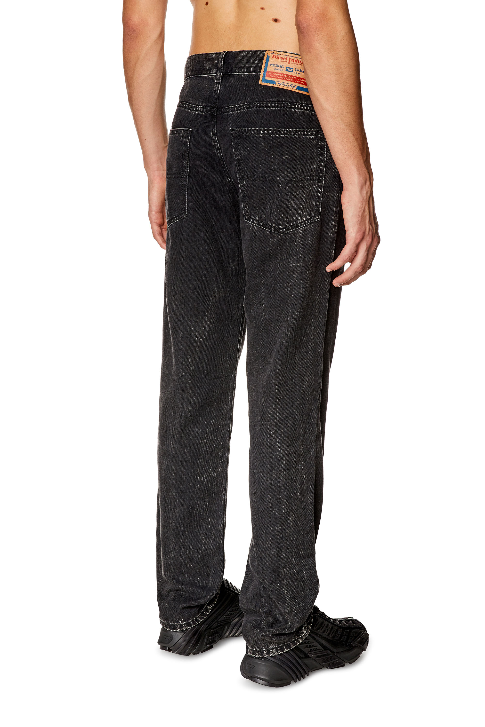 Diesel - Man Tapered Jeans 2023 D-Finitive 068HN, Black/Dark grey - Image 3