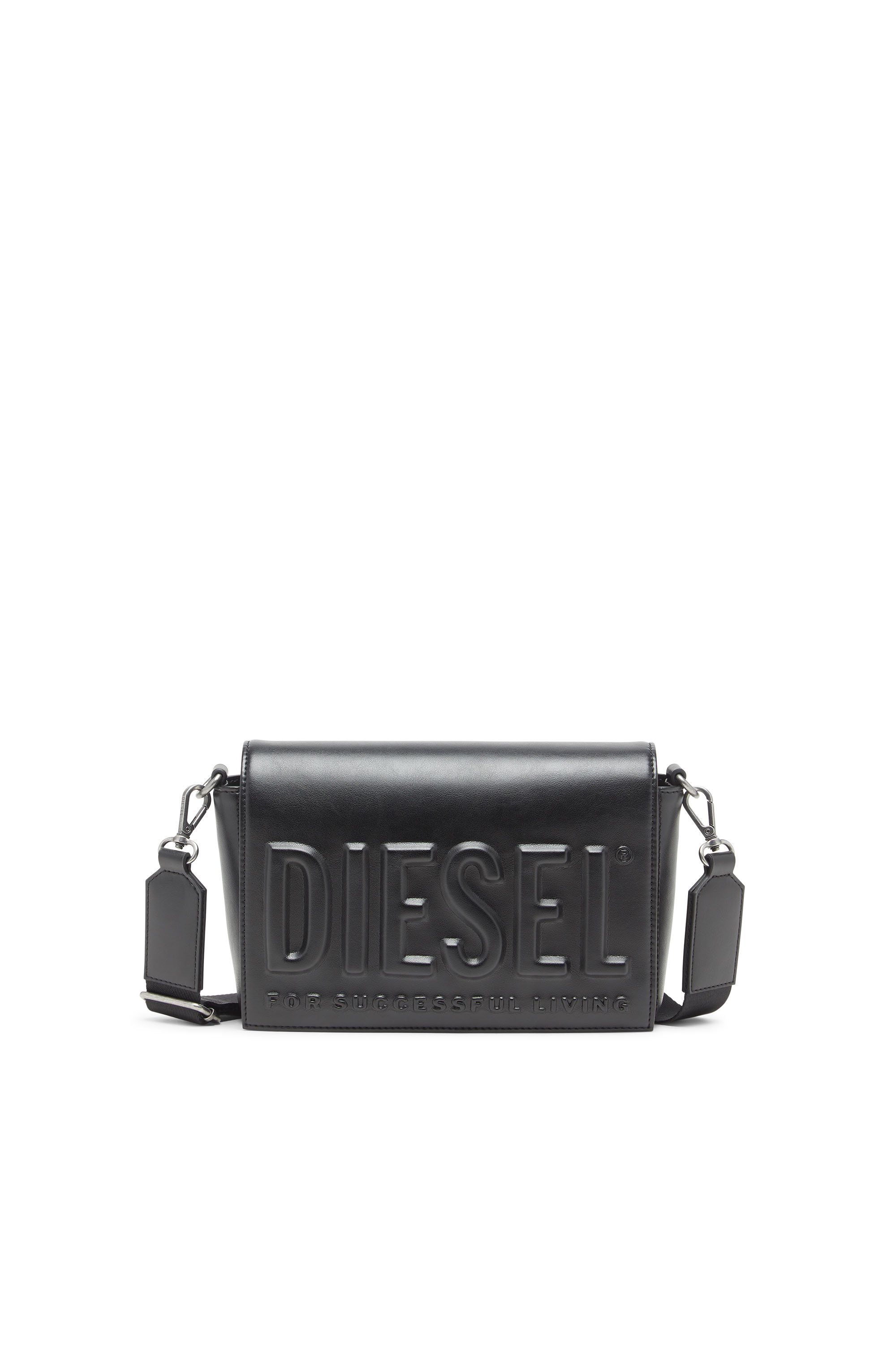 Diesel - DSL 3D CAMERA BAG X, Unisex's Dsl 3D - PU bag with embossed logo in Black - 1