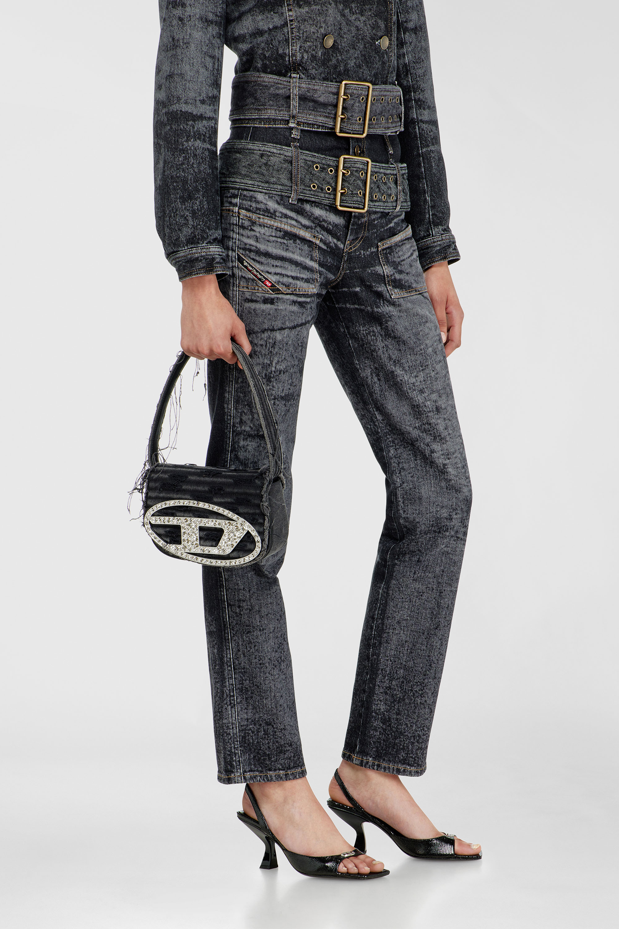 Diesel - Woman's Slim Jeans D-Gorina 09Q30, Black/Dark grey - 7