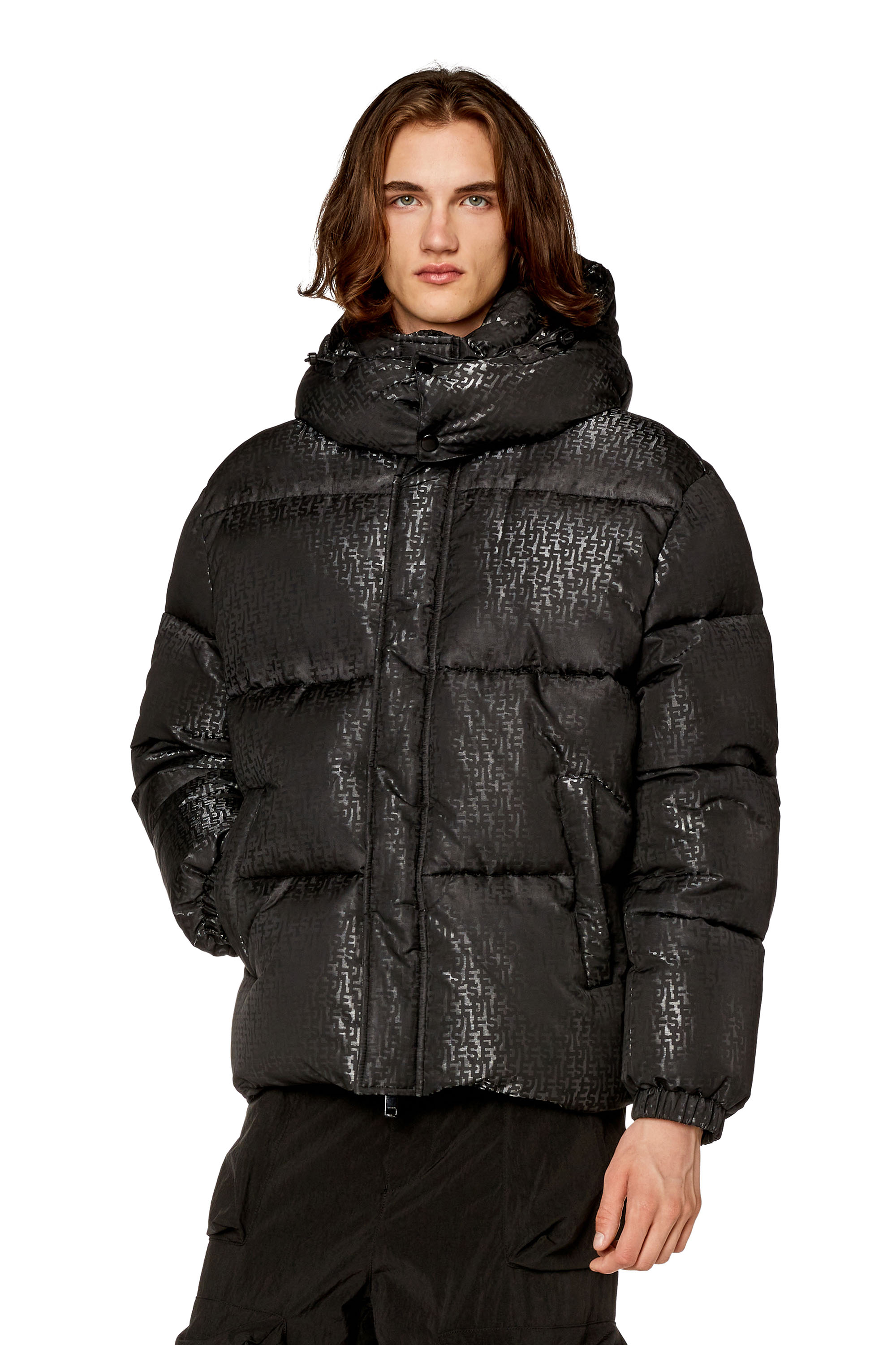 Diesel - W-ROLFYS-MON, Black - Image 1