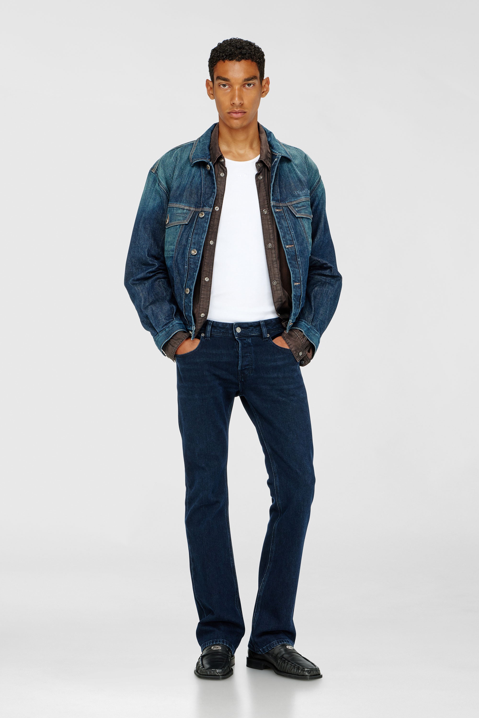 Diesel - Man's Bootcut Jeans 2007 Zatiny 0KBBJ, Dark Blue - 2