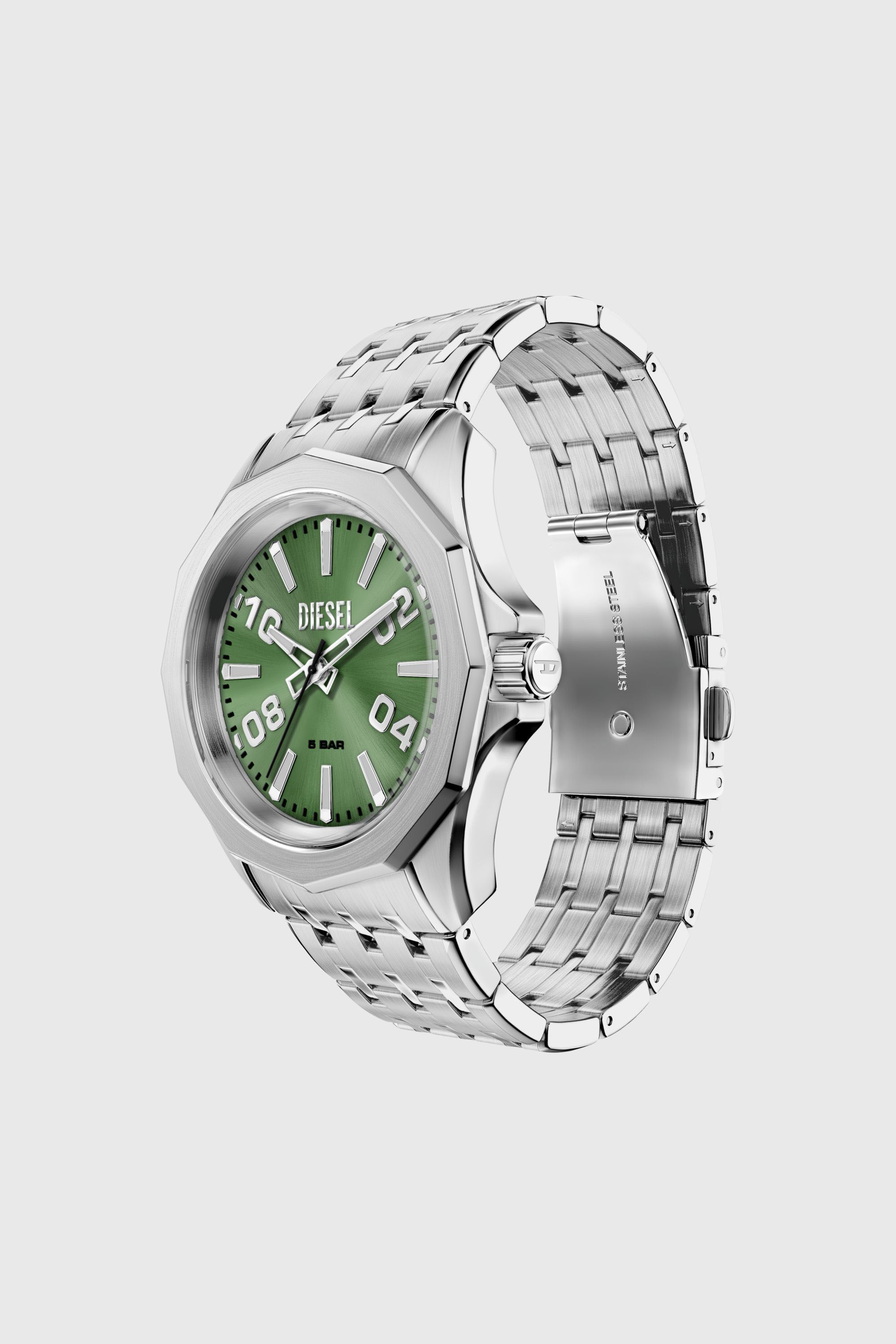 Diesel - DZ2237 WATCH, Man's Stinger stainless steel watch in Silver - 2